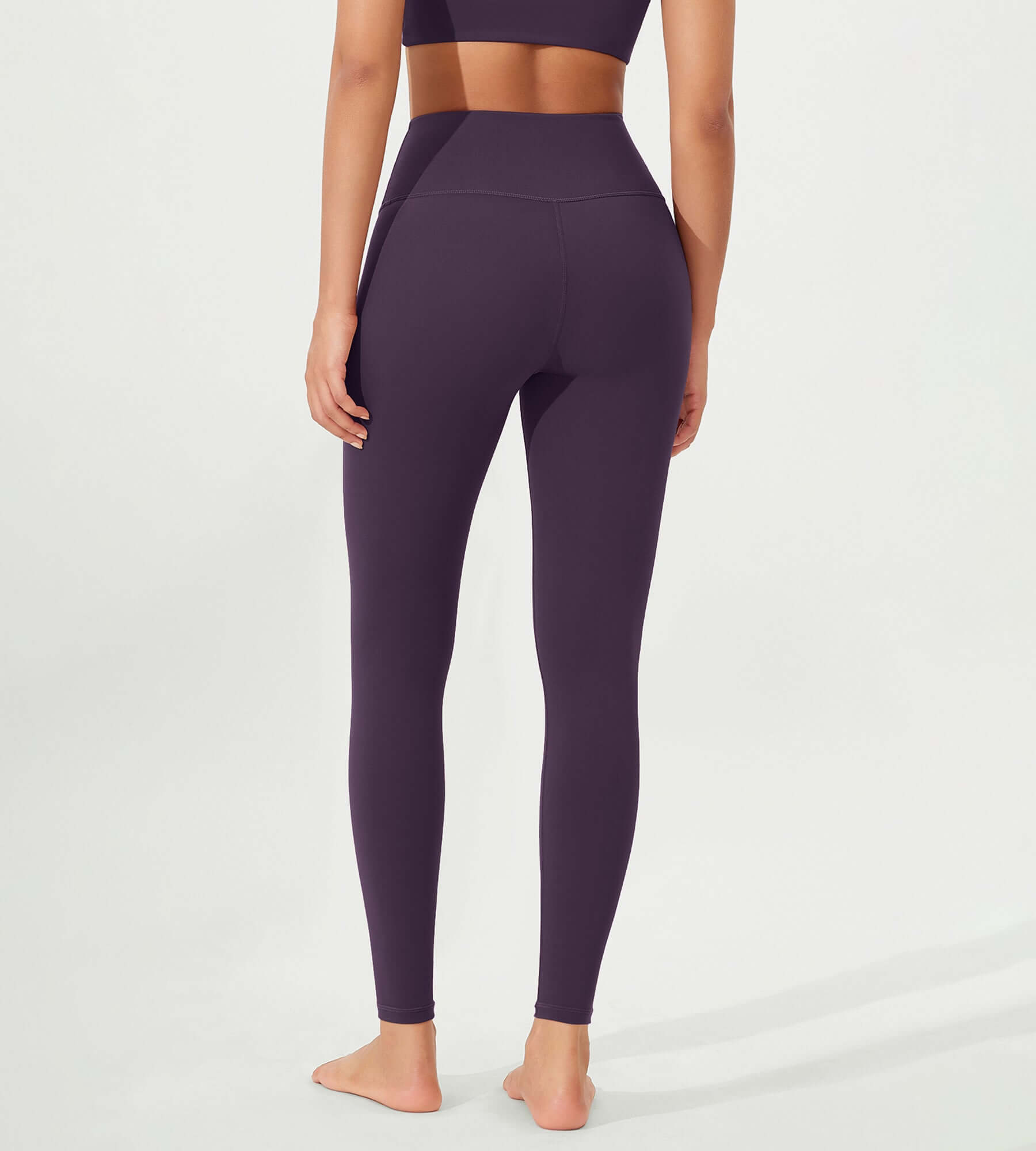 ODLEX 2-Pack 28 High Waist Workout Tummy Control Atheltic Leggings - ododos