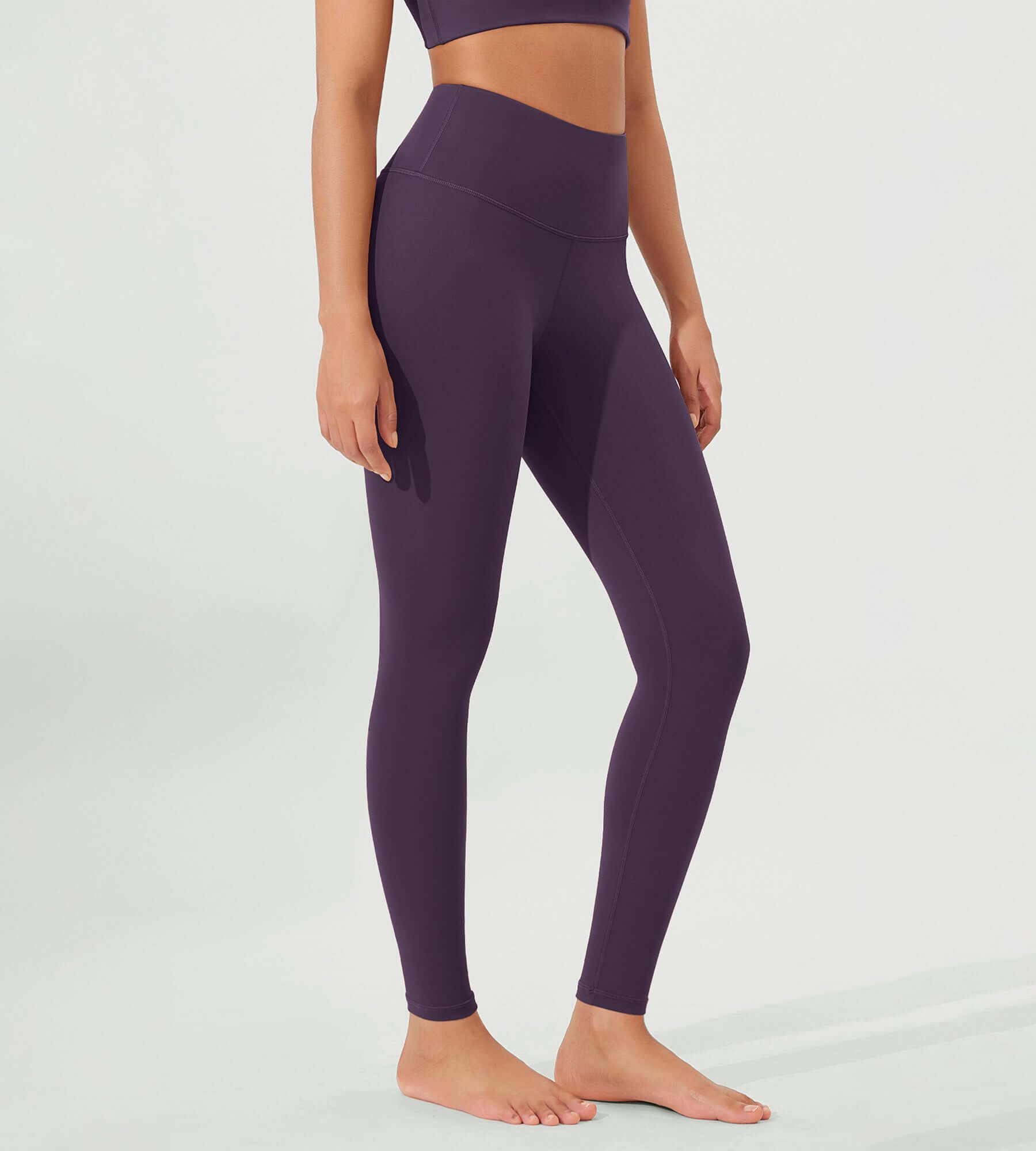 ODLEX 2-Pack 28 High Waist Workout Tummy Control Atheltic Leggings - ododos