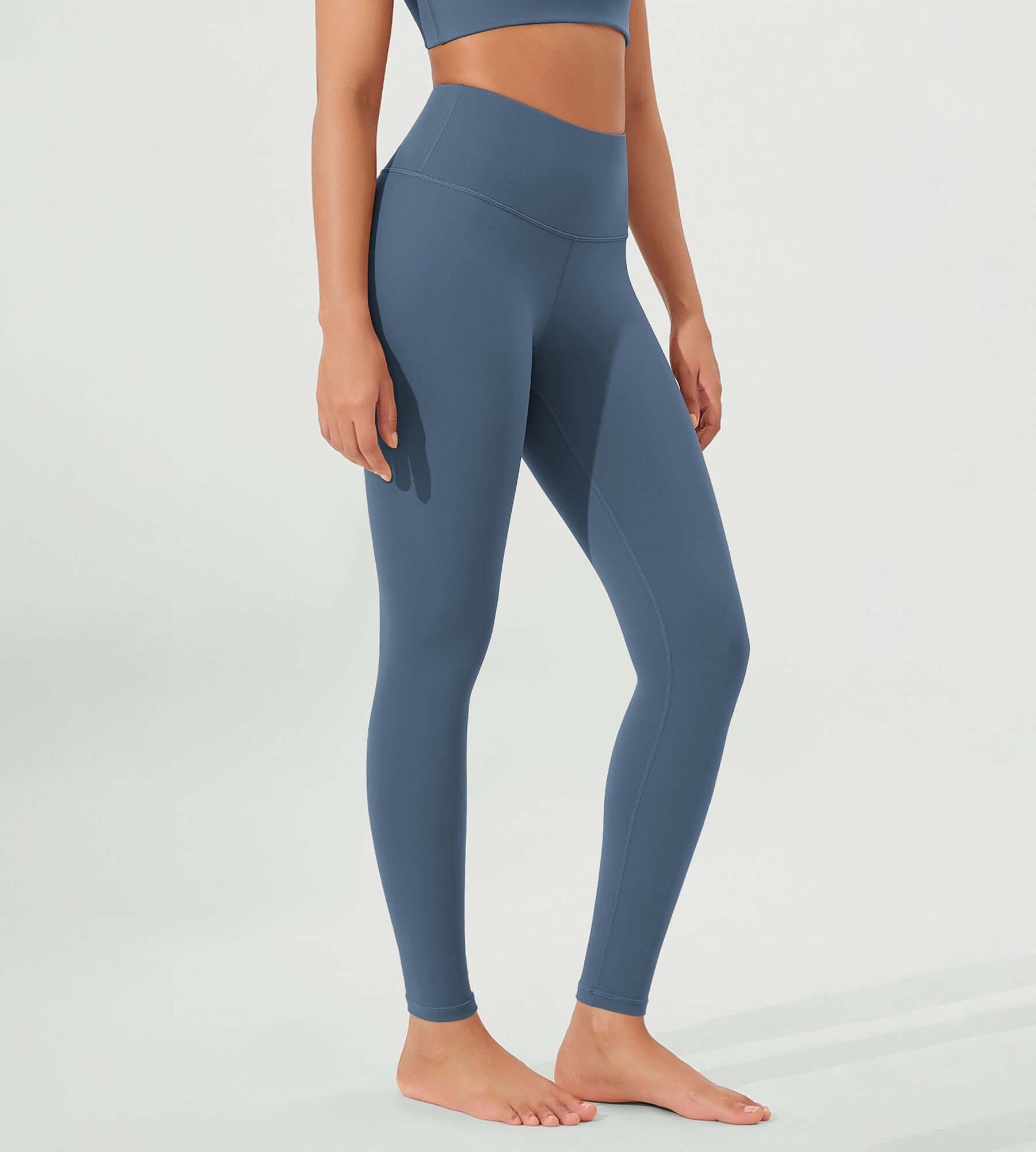 ODLEX 2-Pack 28 High Waist Workout Tummy Control Atheltic Leggings - ododos