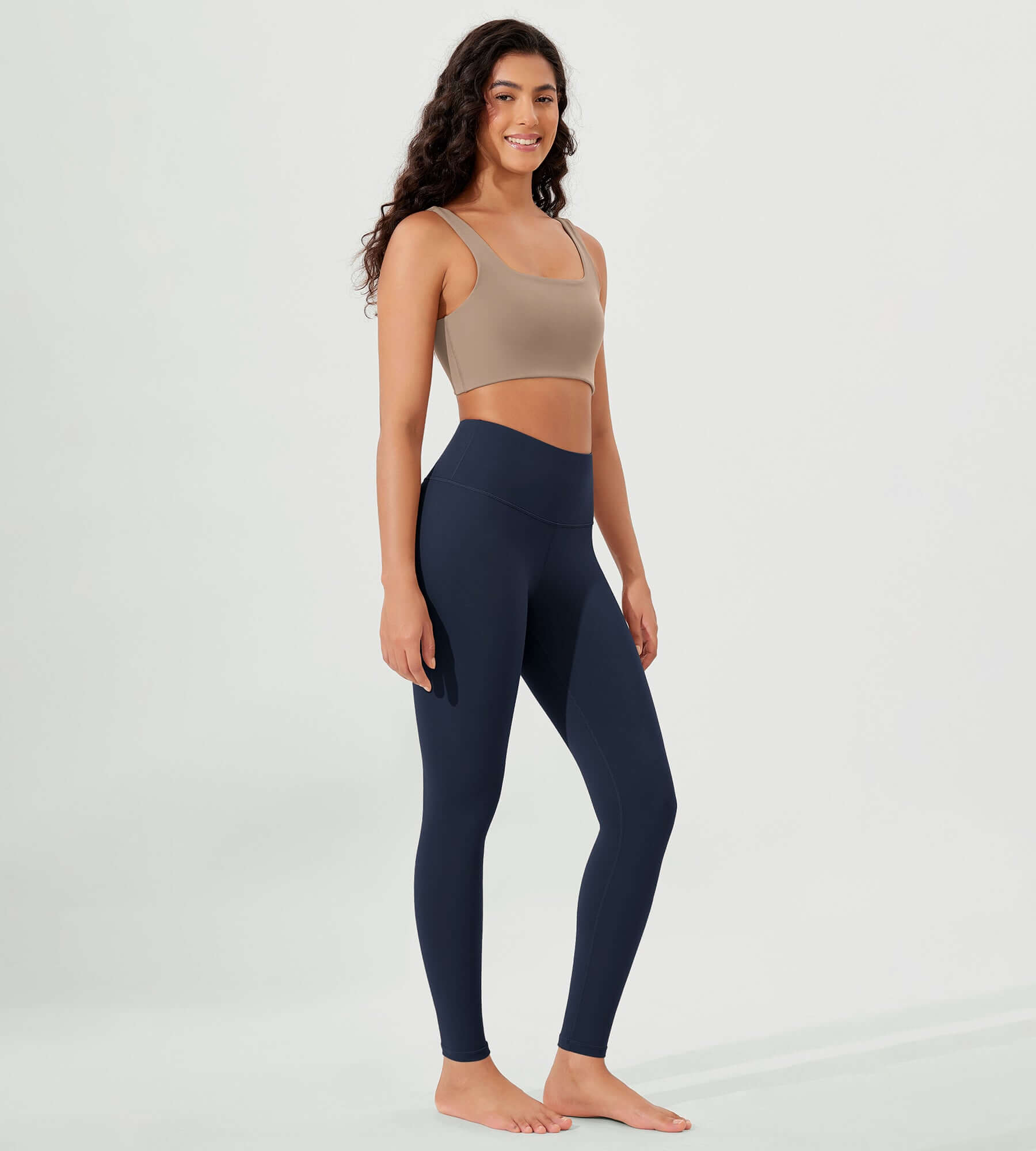 ODLEX 2-Pack 28 High Waist Workout Tummy Control Atheltic Leggings - ododos