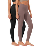 ODLEX 2-Pack 28" High Waist Workout Tummy Control Atheltic Leggings - ododos