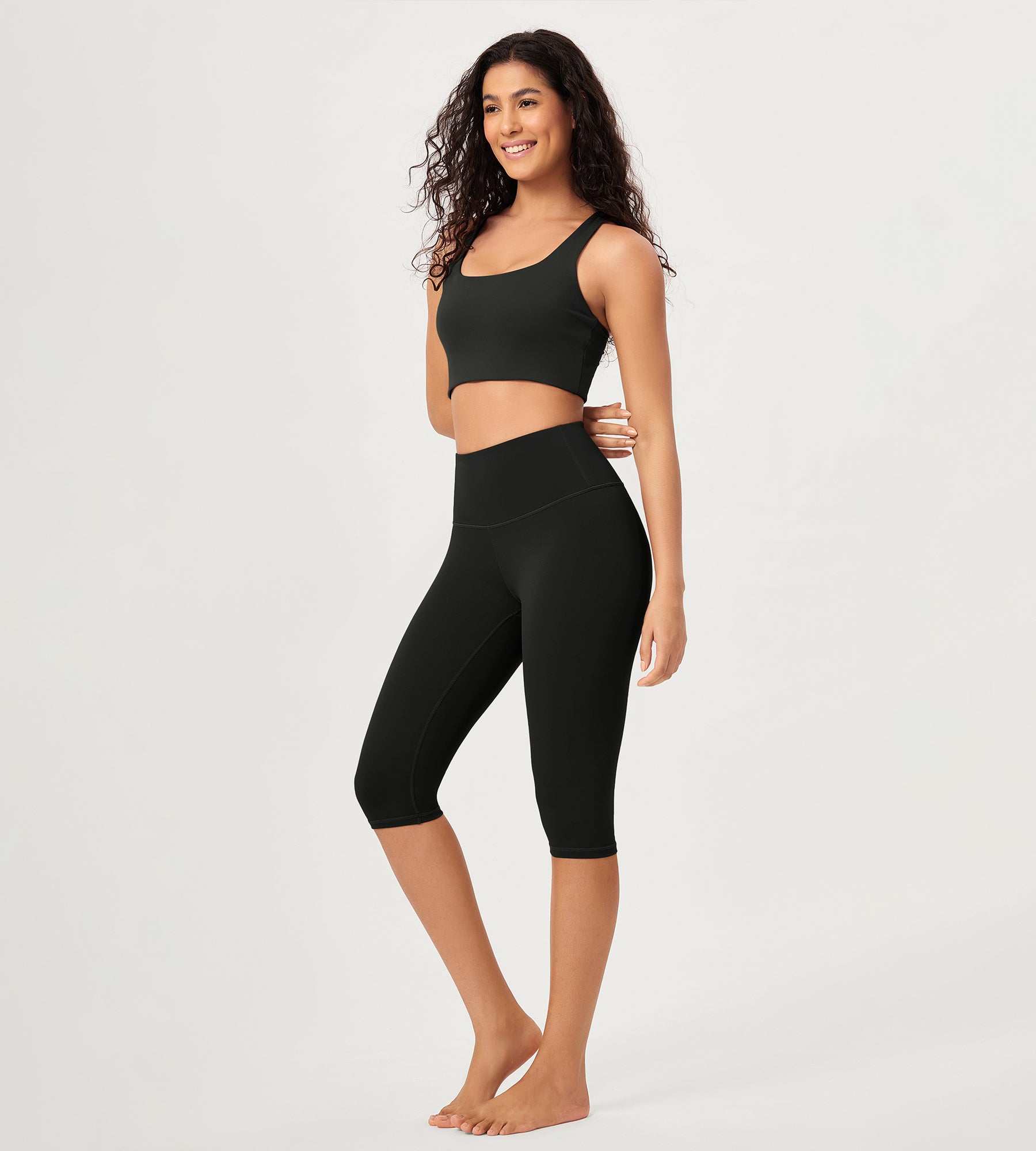 ODCLOUD 14 High Waist Yoga Athletic Running Capris - ododos