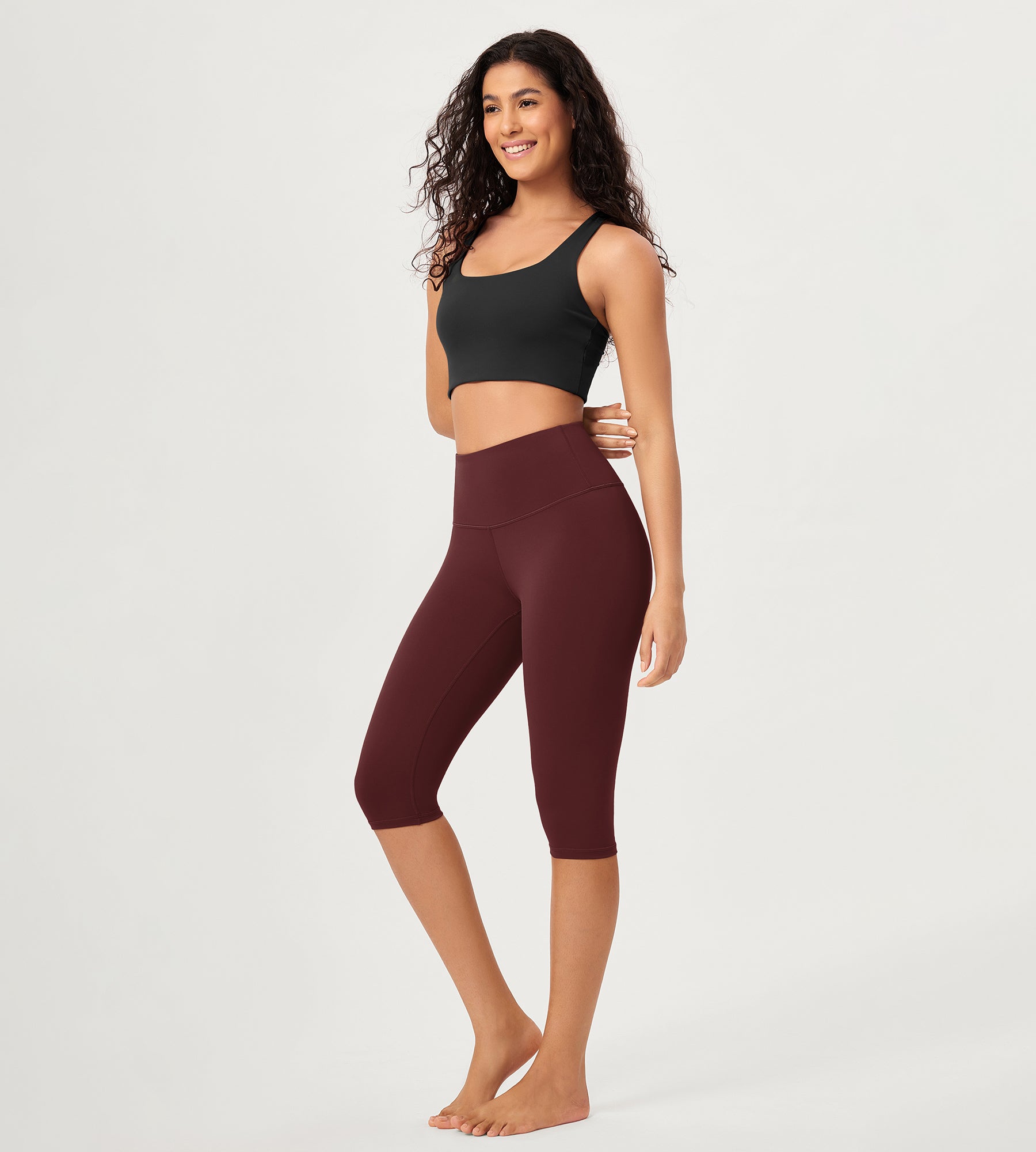 ODCLOUD 14 High Waist Yoga Athletic Running Capris - ododos