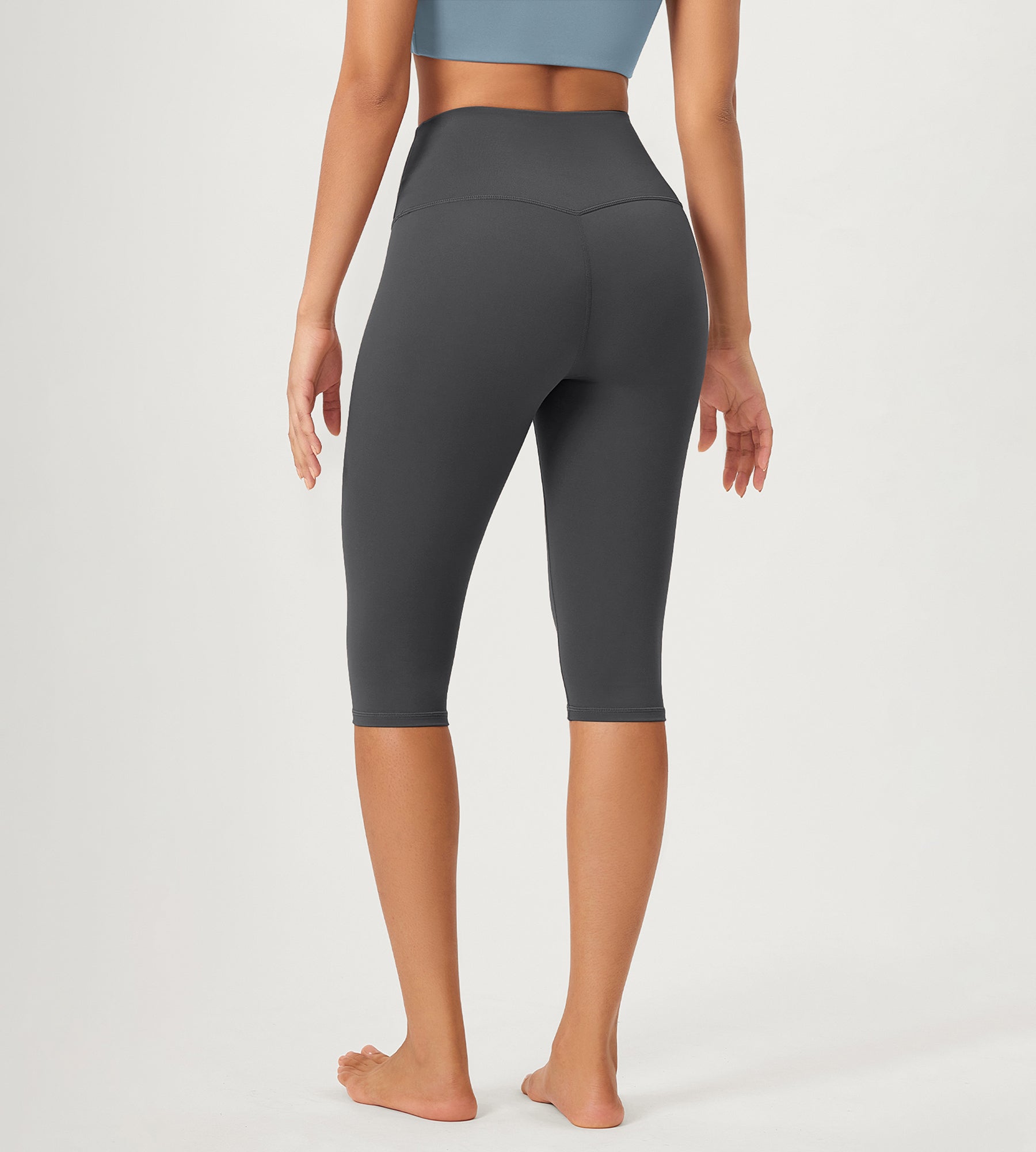 ODCLOUD 14" High Waist Yoga Athletic Running Capris - ododos