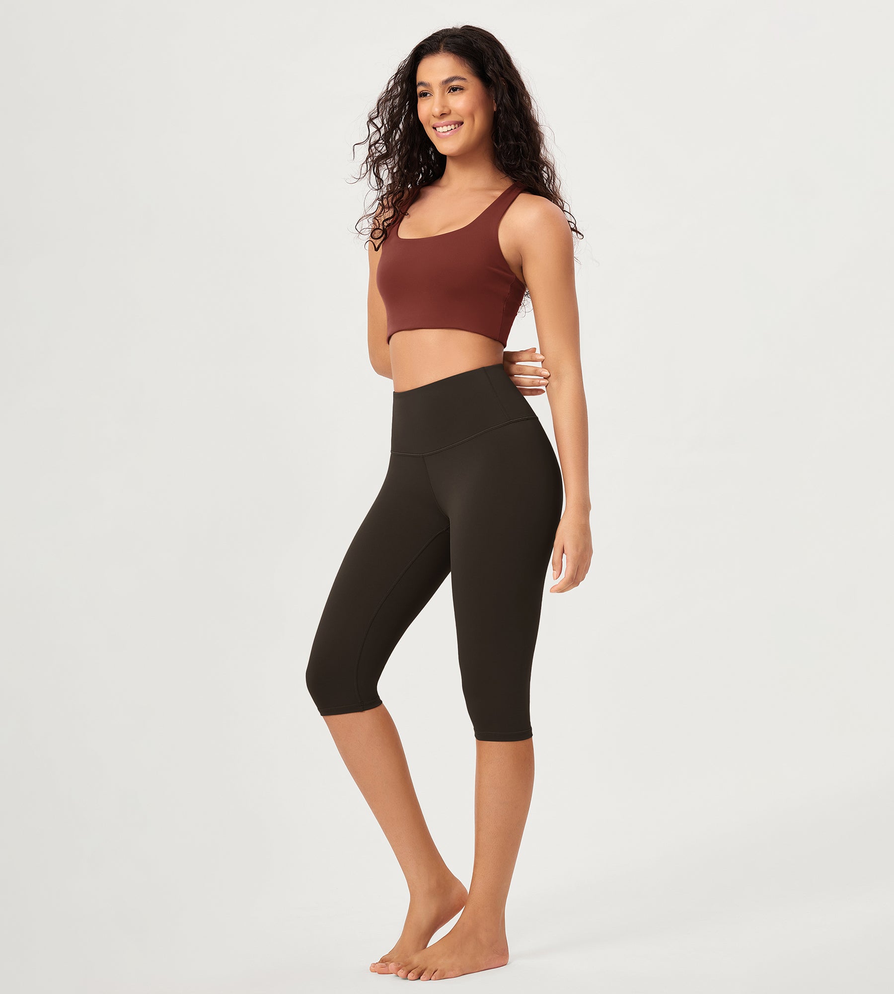 ODCLOUD 14 High Waist Yoga Athletic Running Capris - ododos