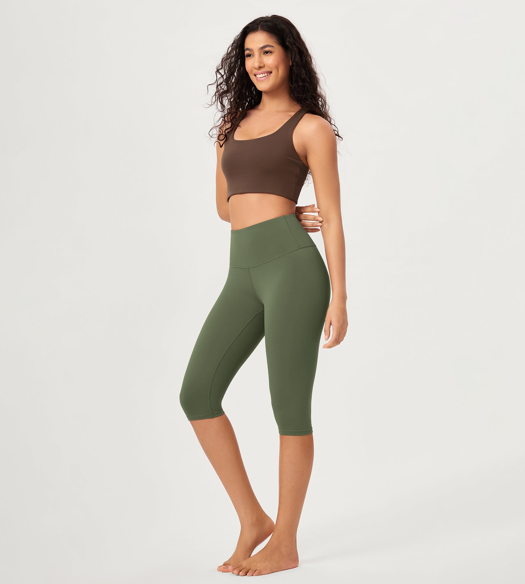 ODCLOUD 14 High Waist Yoga Athletic Running Capris - ododos