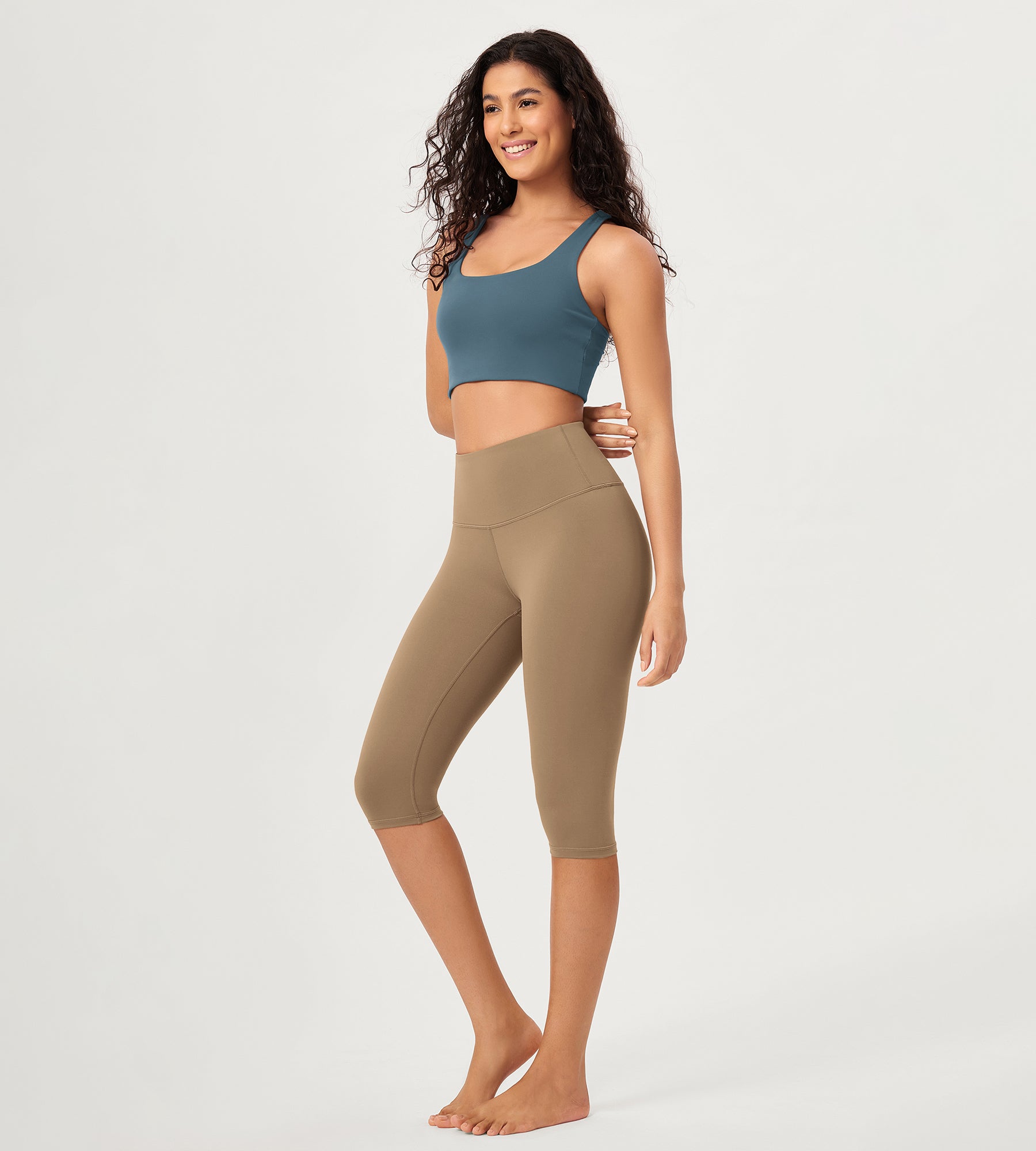 ODCLOUD 14 High Waist Yoga Athletic Running Capris - ododos