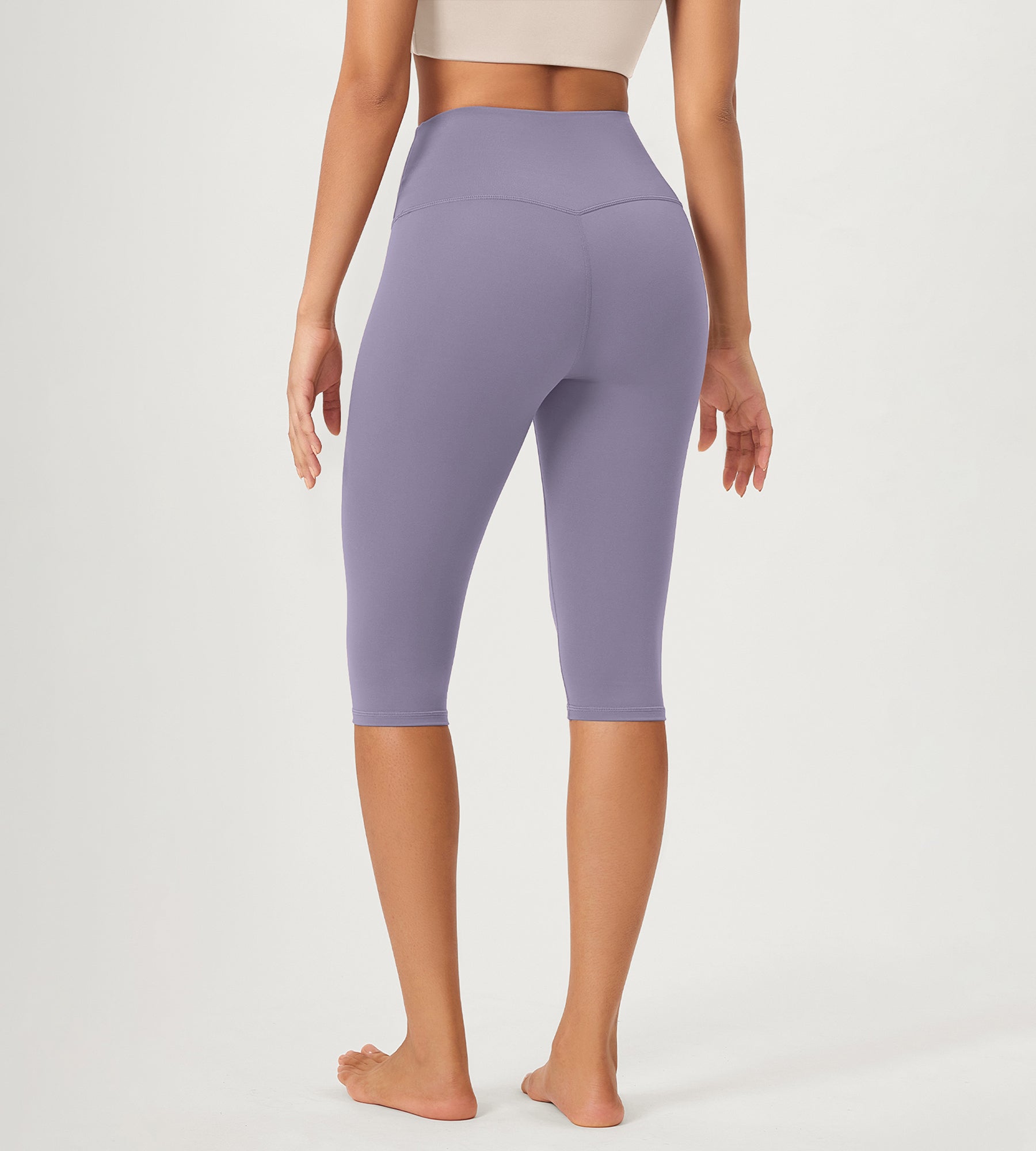 ODCLOUD 14" High Waist Yoga Athletic Running Capris - ododos