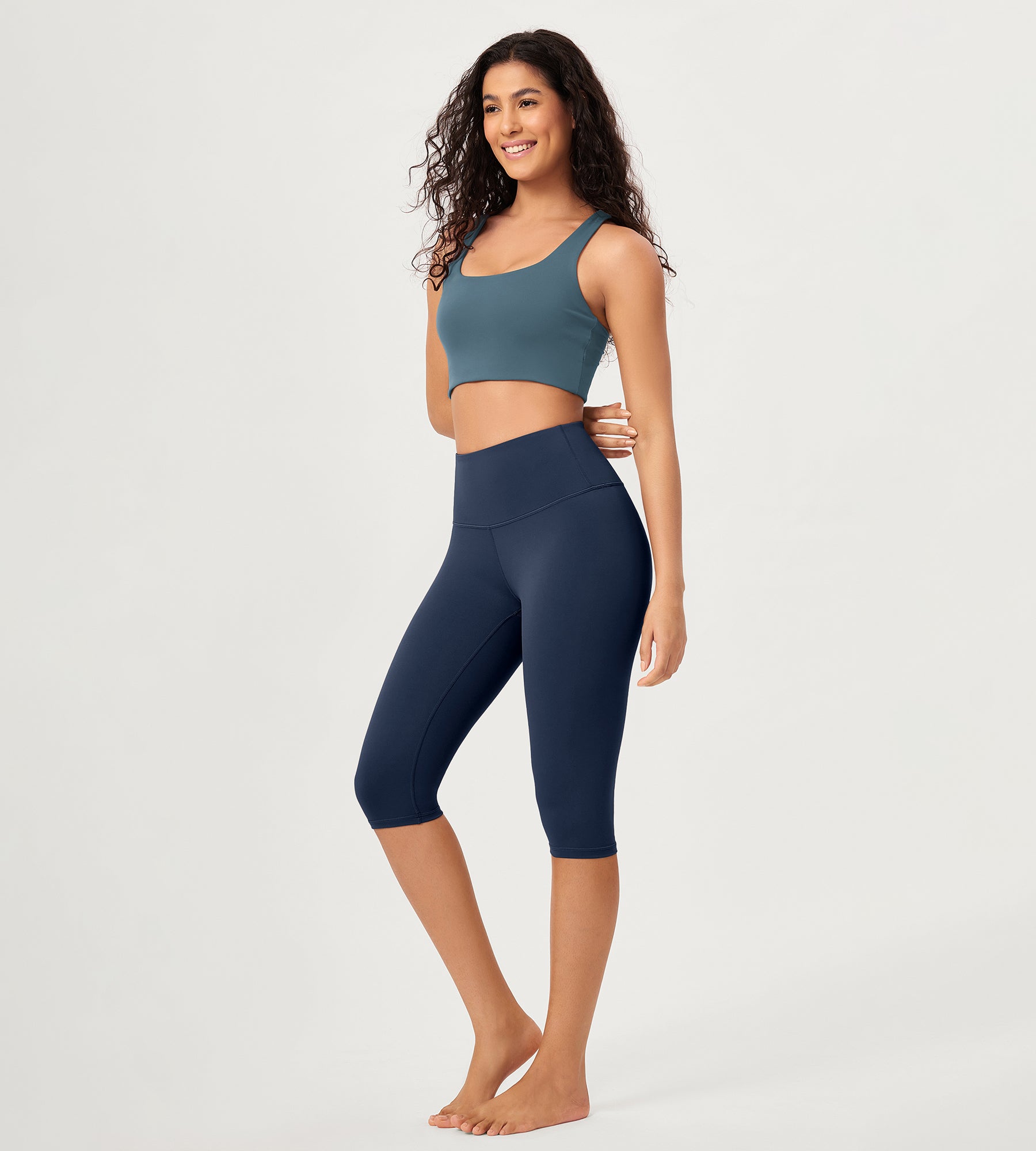 ODCLOUD 14 High Waist Yoga Athletic Running Capris - ododos