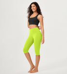 ODCLOUD 14" High Waist Yoga Athletic Running Capris - ododos