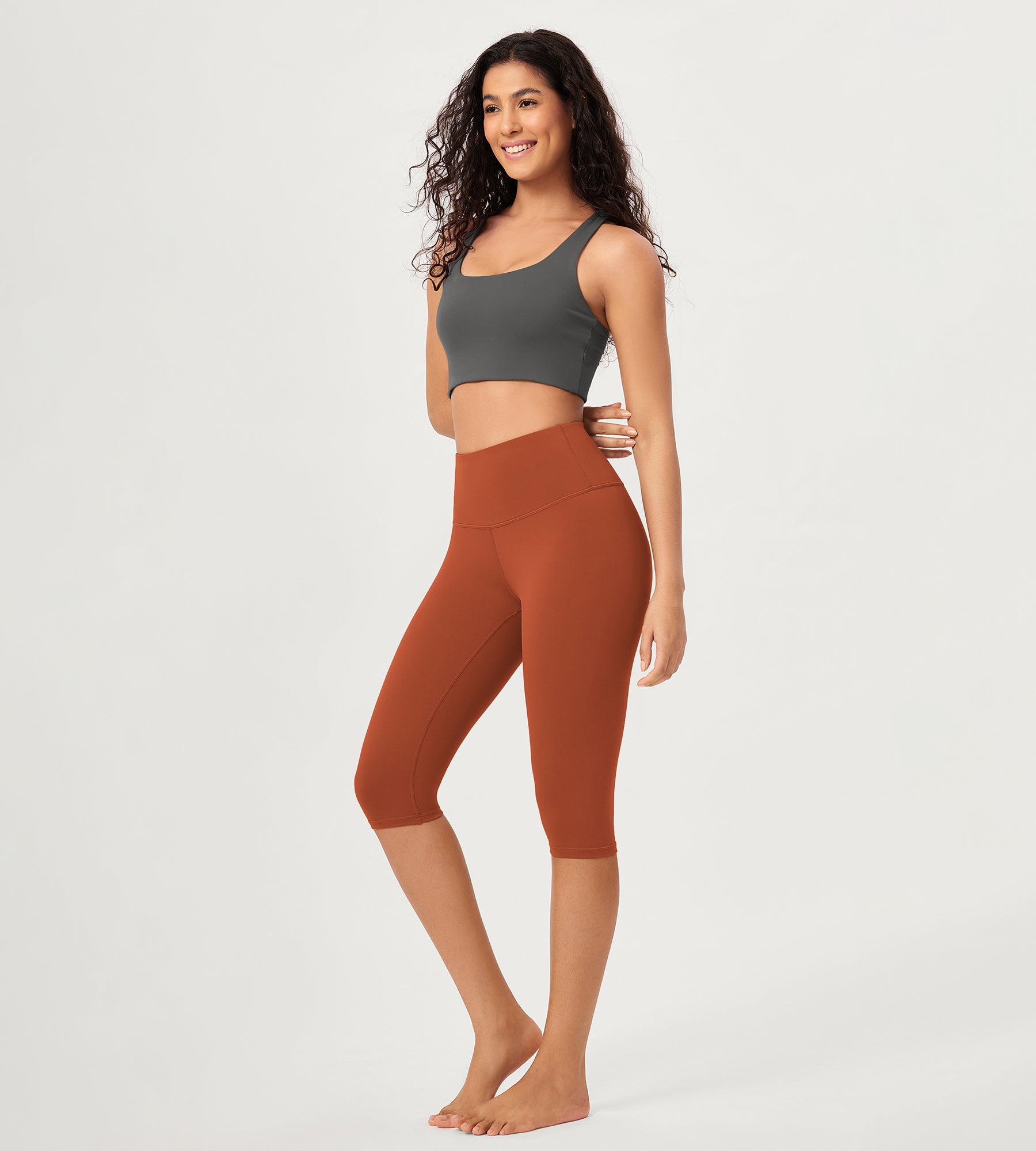 ODCLOUD 14 High Waist Yoga Athletic Running Capris - ododos