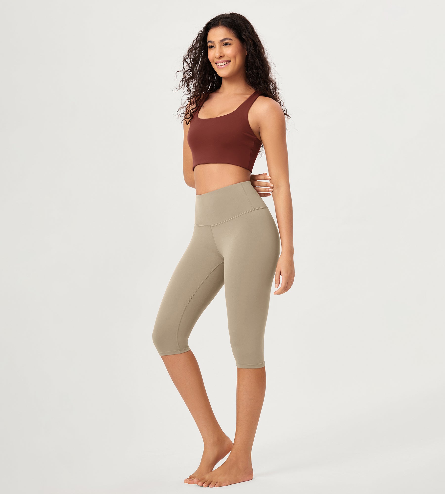 ODCLOUD 14 High Waist Yoga Athletic Running Capris - ododos