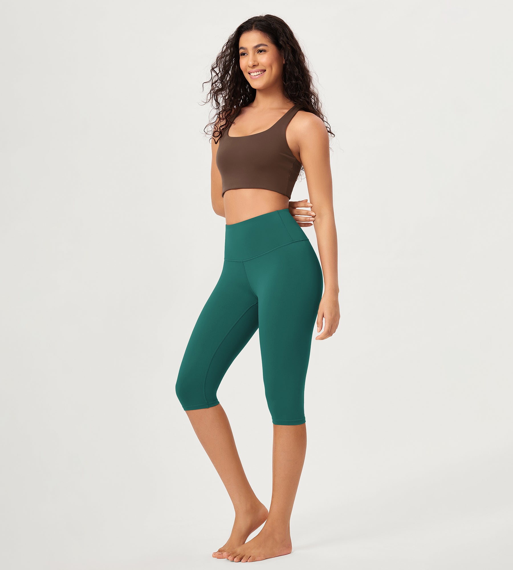 ODCLOUD 14 High Waist Yoga Athletic Running Capris - ododos