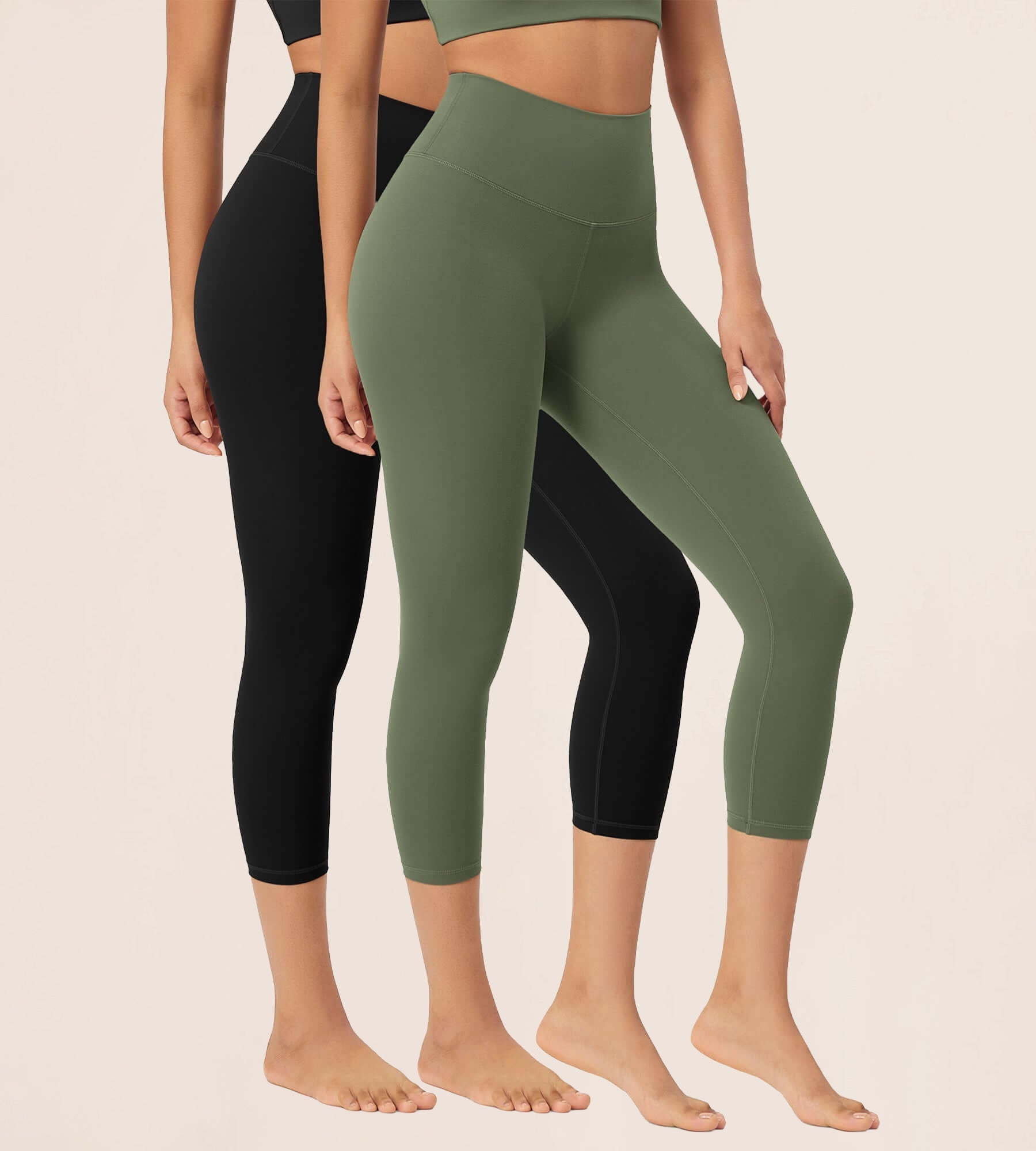 23 ODCLOUD 2-Pack Buttery Soft Lounge Yoga High Waist Yoga Leggings - ododos