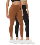 ODCLOUD 2-Pack 25" High Waist Lounge Yoga Leggings - ododos