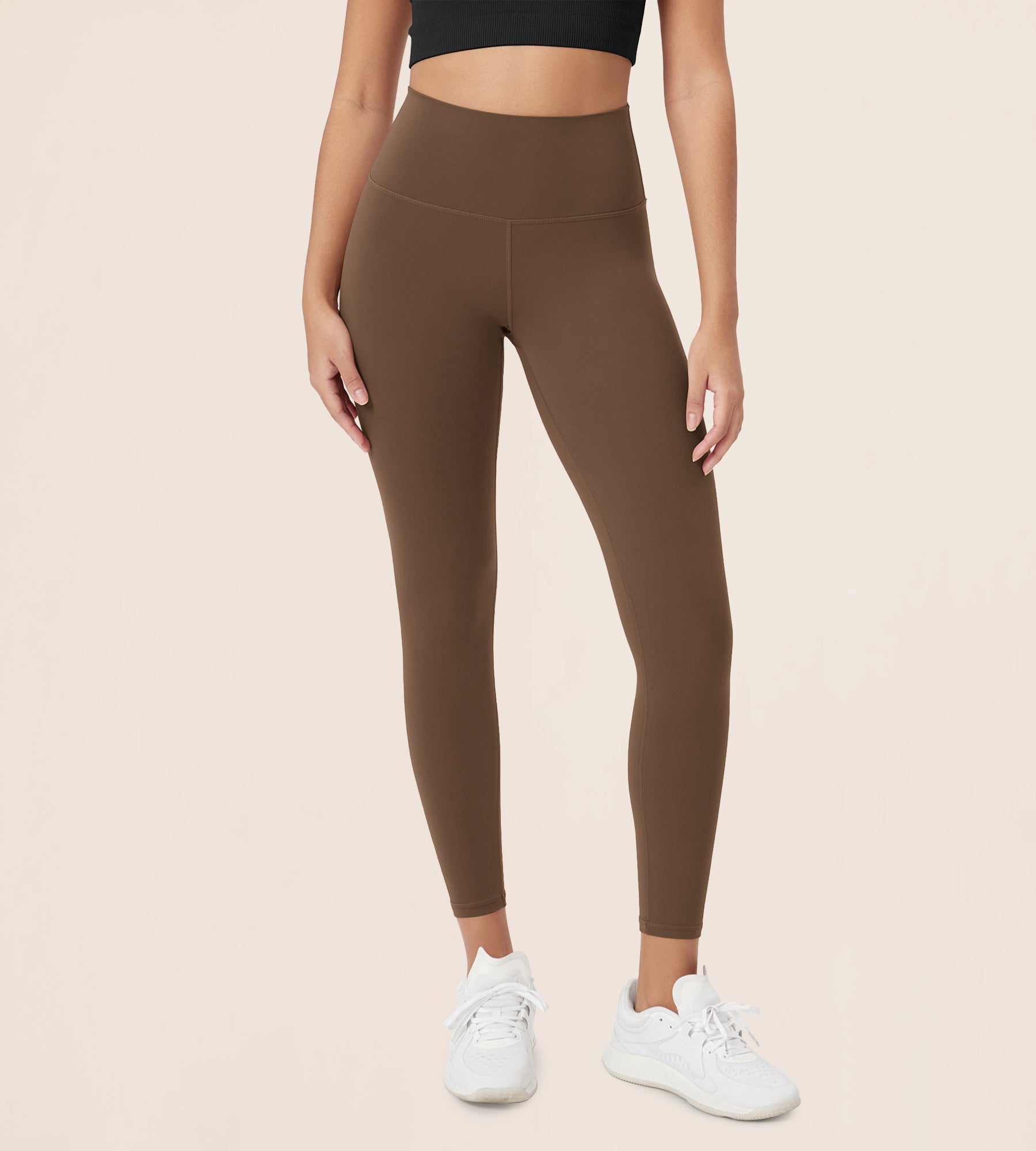 ODCLOUD 25 High Waist Lounge Yoga Leggings Brunette - ododos