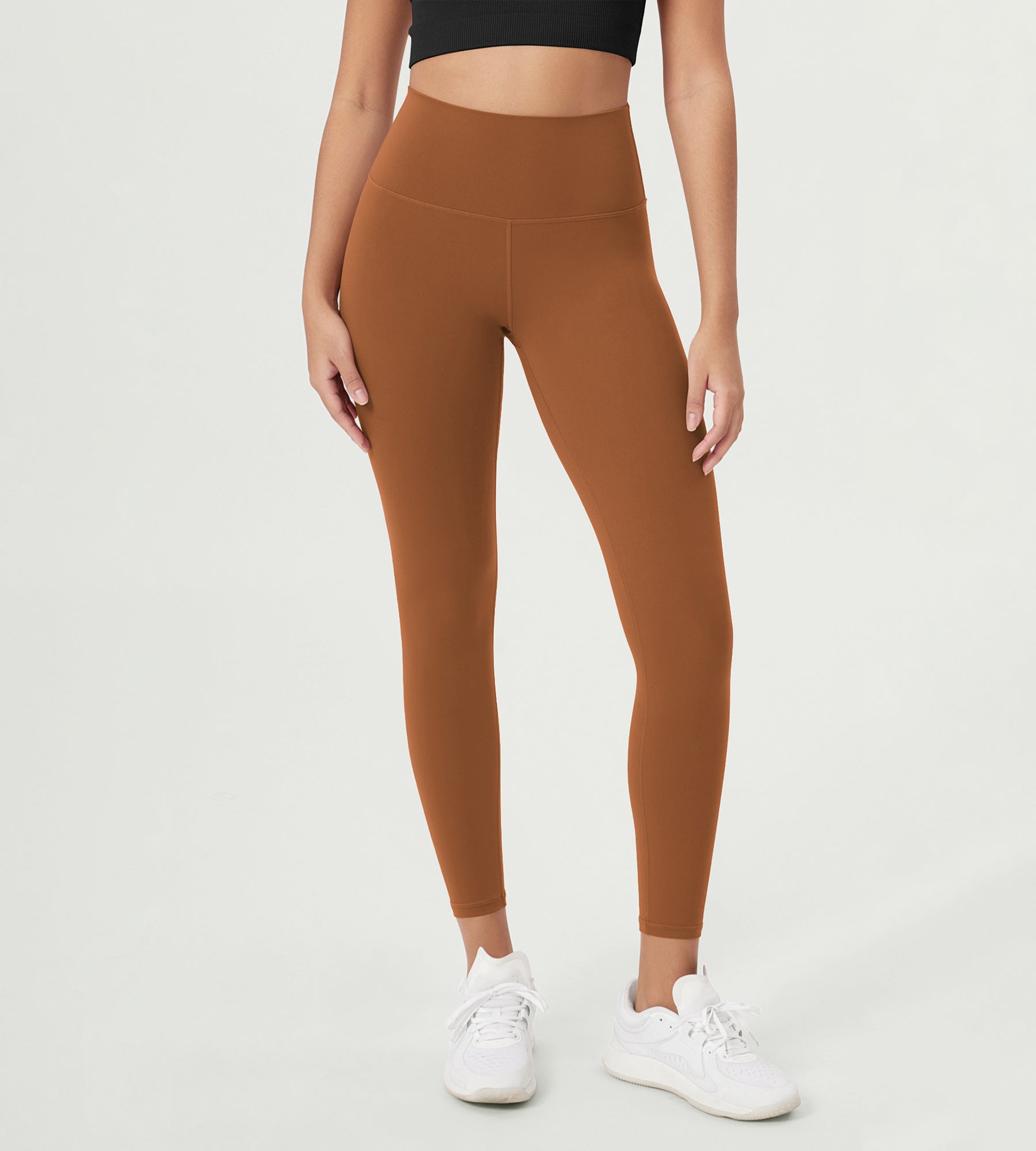 ODCLOUD 25" High Waist Lounge Yoga Leggings Caramel - ododos