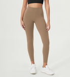 ODCLOUD 25" High Waist Lounge Yoga Leggings Light Brown - ododos