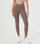 ODCLOUD 25" High Waist Lounge Yoga Leggings Purple Taupe - ododos