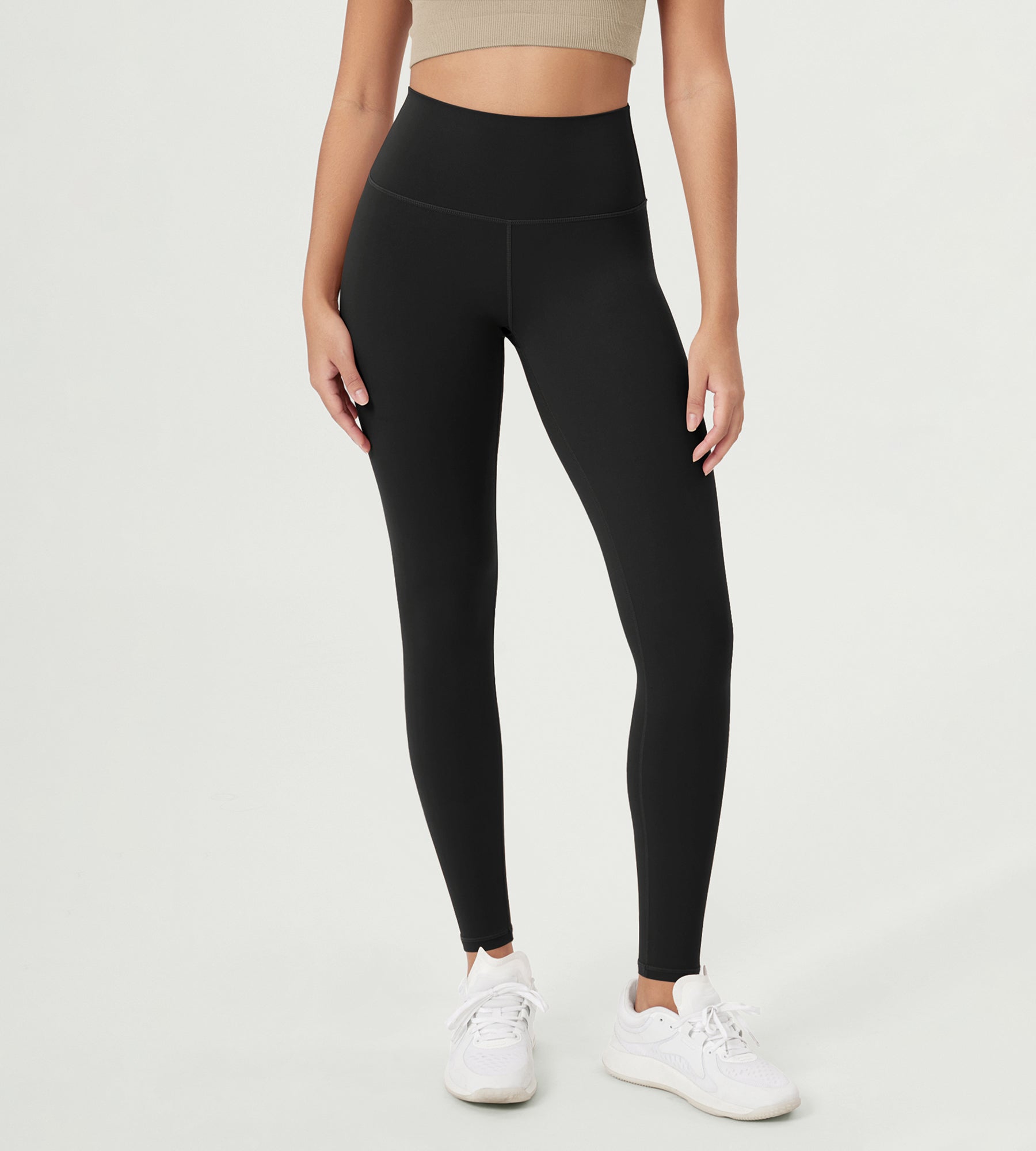 ODCLOUD 28" High Waist Lounge Yoga Leggings Black - ododos