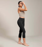 Odcloud Lounge Yoga 21" High Waist Capri Leggings with Pockets - ododos