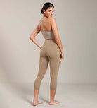 Odcloud Lounge Yoga 21" High Waist Capri Leggings with Pockets - ododos