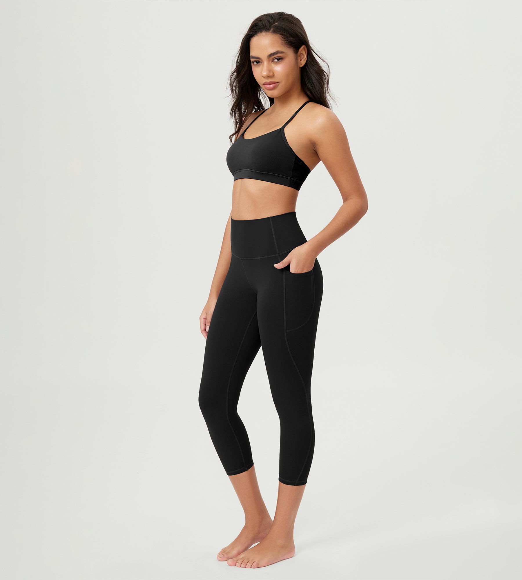 ODCLOUD 2-Pack 23â€?Buttery Soft Lounge Yoga Leggings with Pockets - ododos