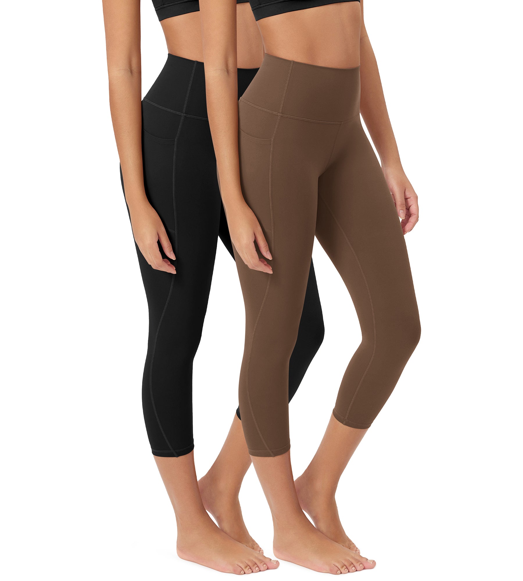 ODCLOUD 2-Pack 23” Buttery Soft Lounge Yoga Leggings with Pockets - ododos