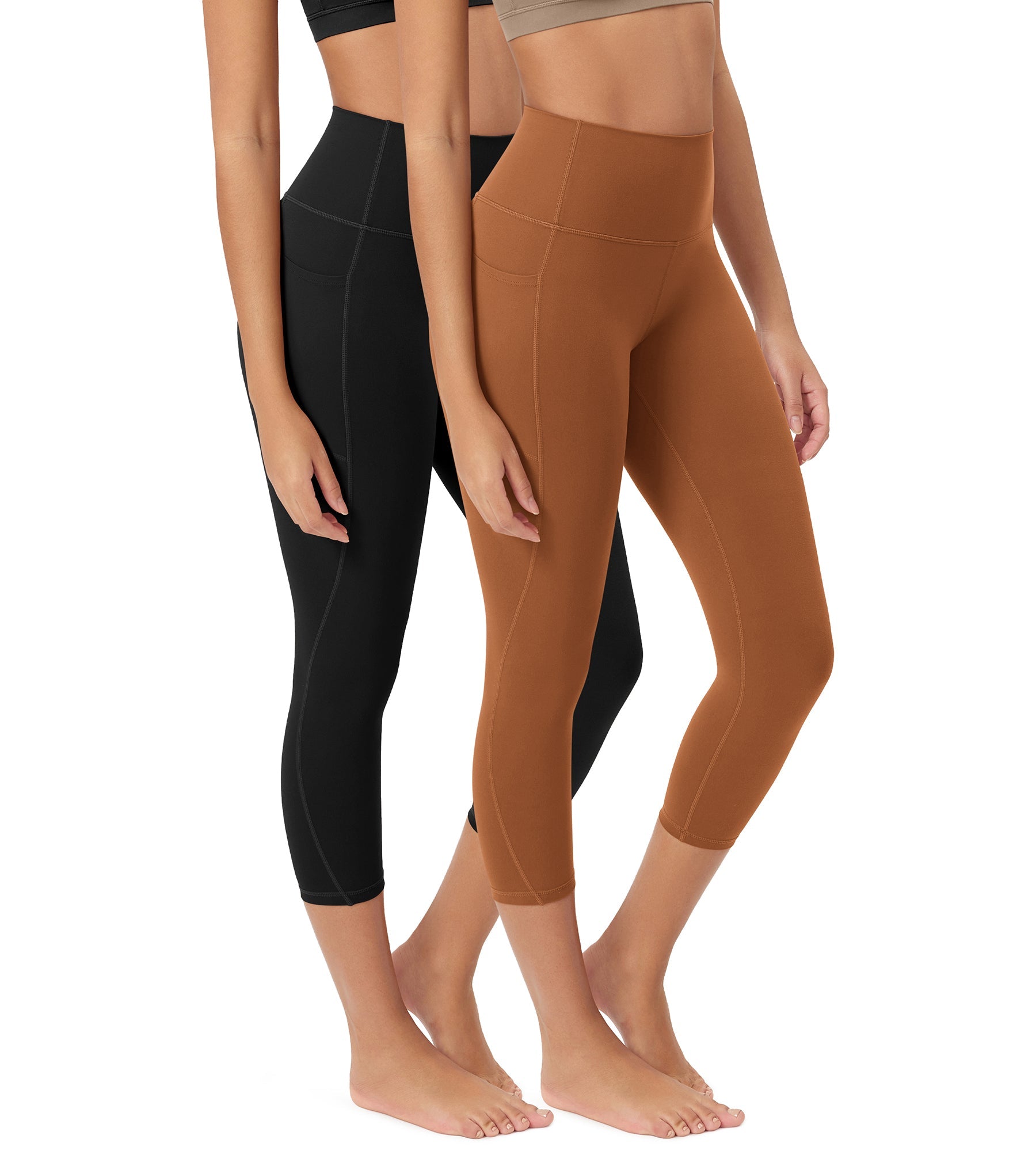 ODCLOUD 2-Pack 23â€?Buttery Soft Lounge Yoga Leggings with Pockets - ododos