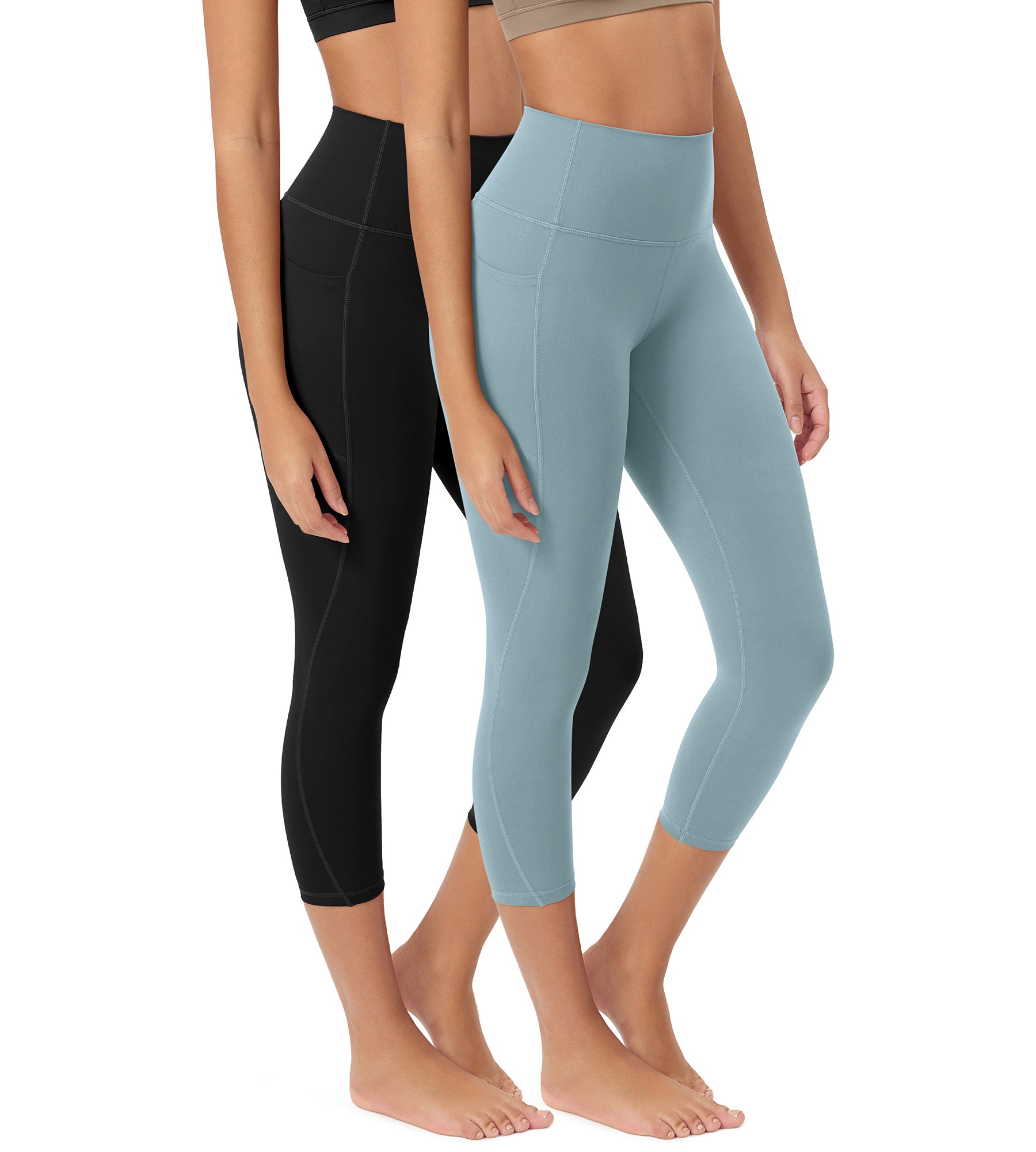 ODCLOUD 2-Pack 23” Buttery Soft Lounge Yoga Leggings with Pockets - ododos