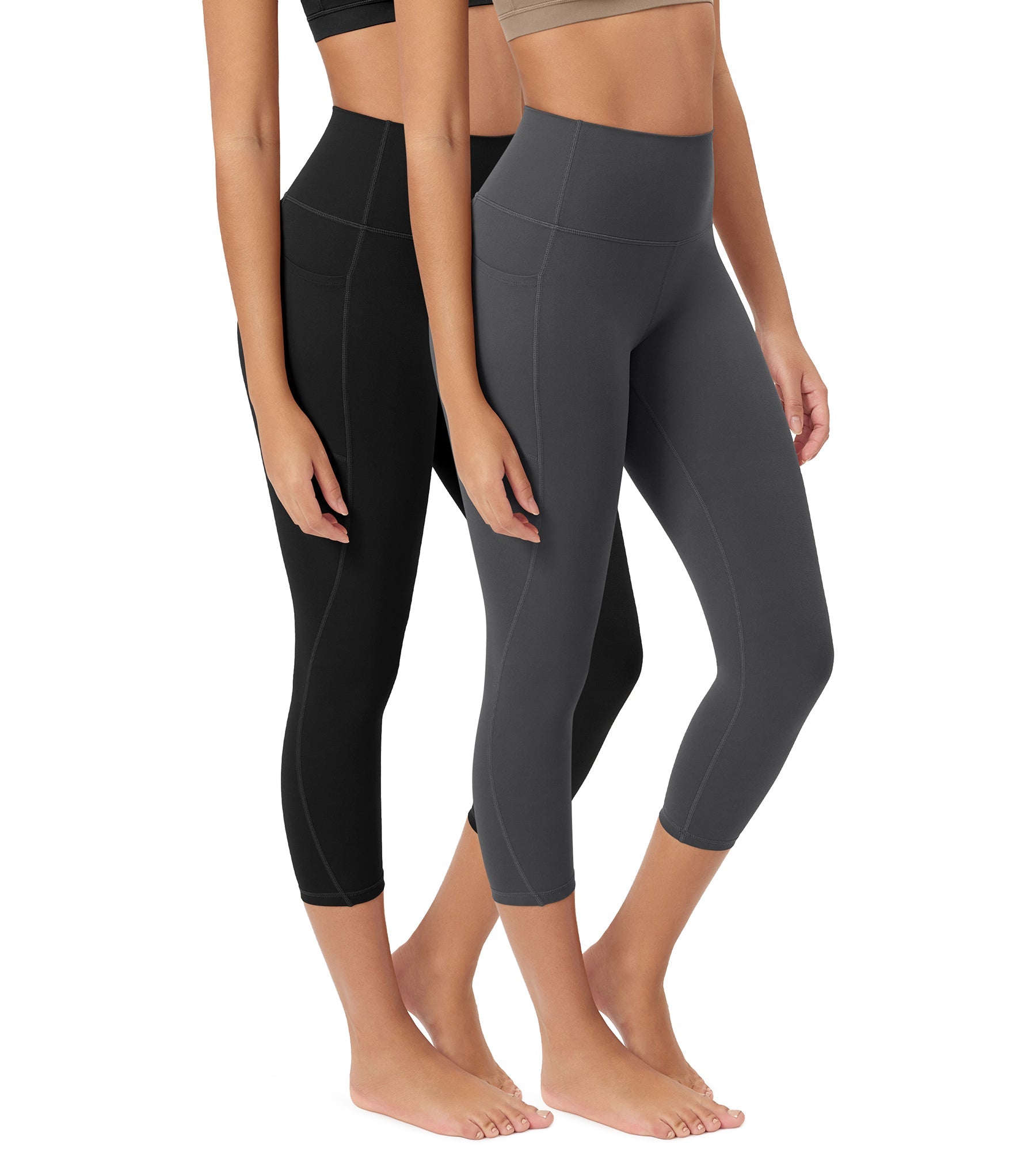 ODCLOUD 2-Pack 23â€?Buttery Soft Lounge Yoga Leggings with Pockets - ododos