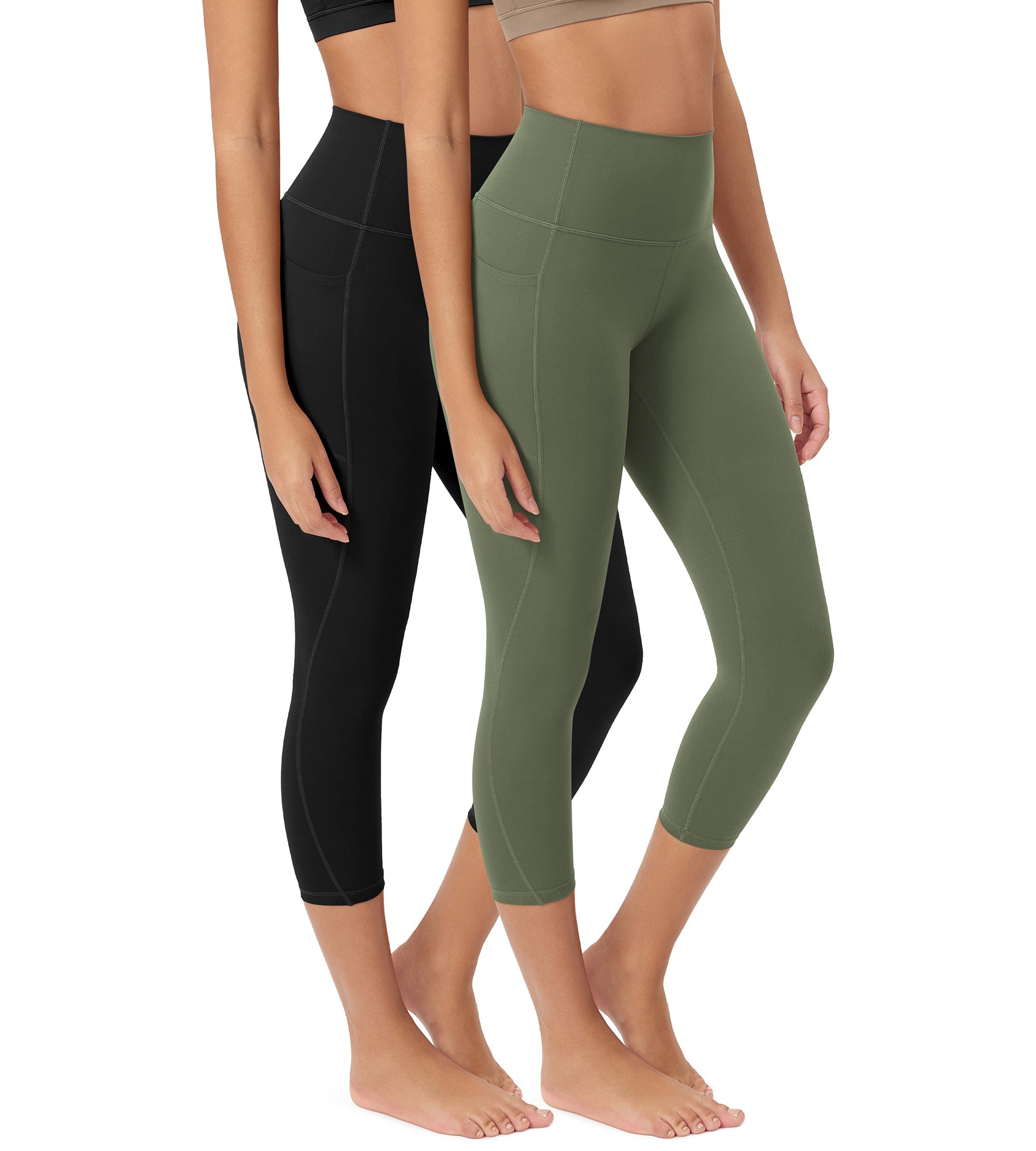 ODCLOUD 2-Pack 23â€?Buttery Soft Lounge Yoga Leggings with Pockets - ododos