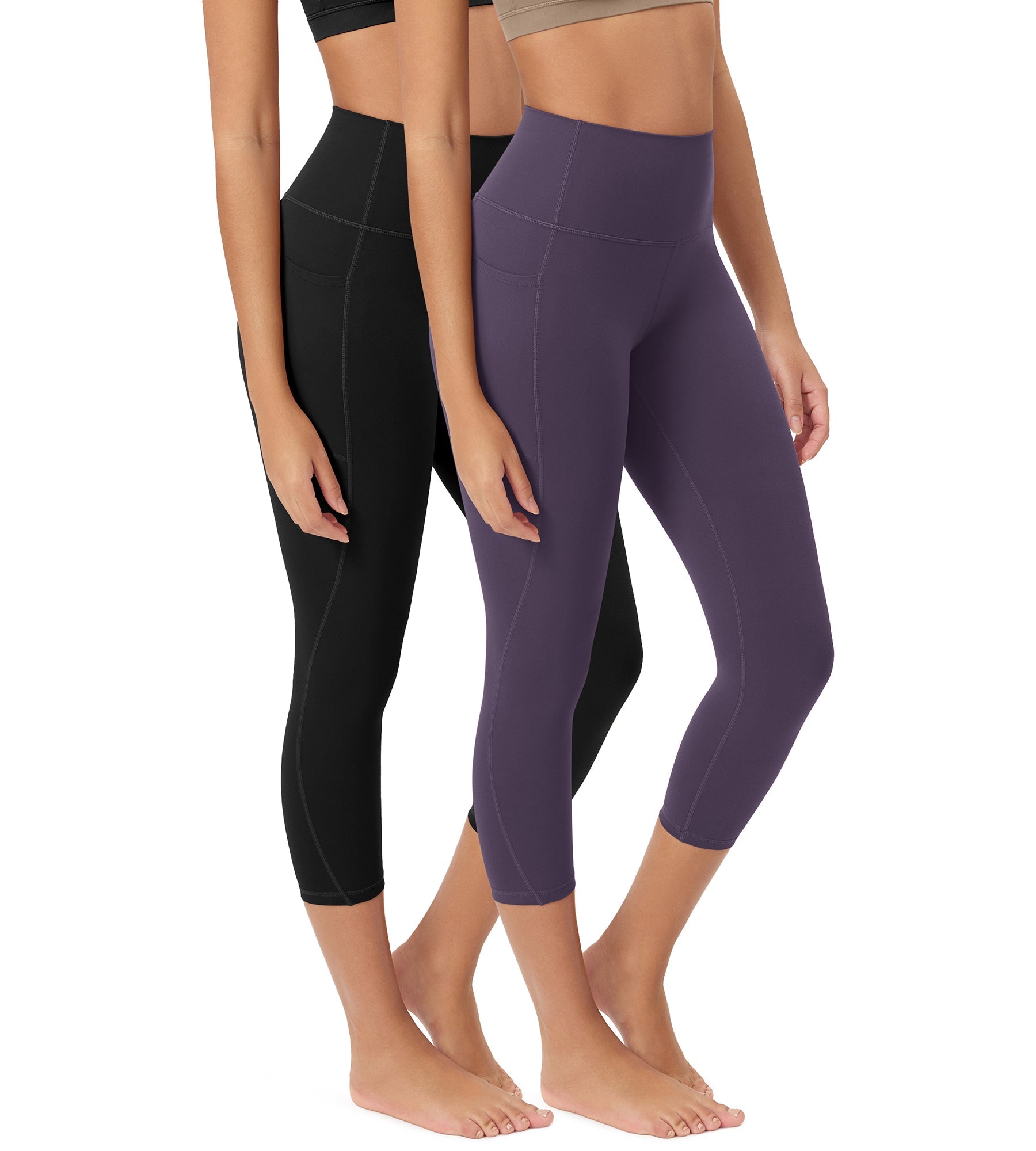 ODCLOUD 2-Pack 23â€?Buttery Soft Lounge Yoga Leggings with Pockets - ododos