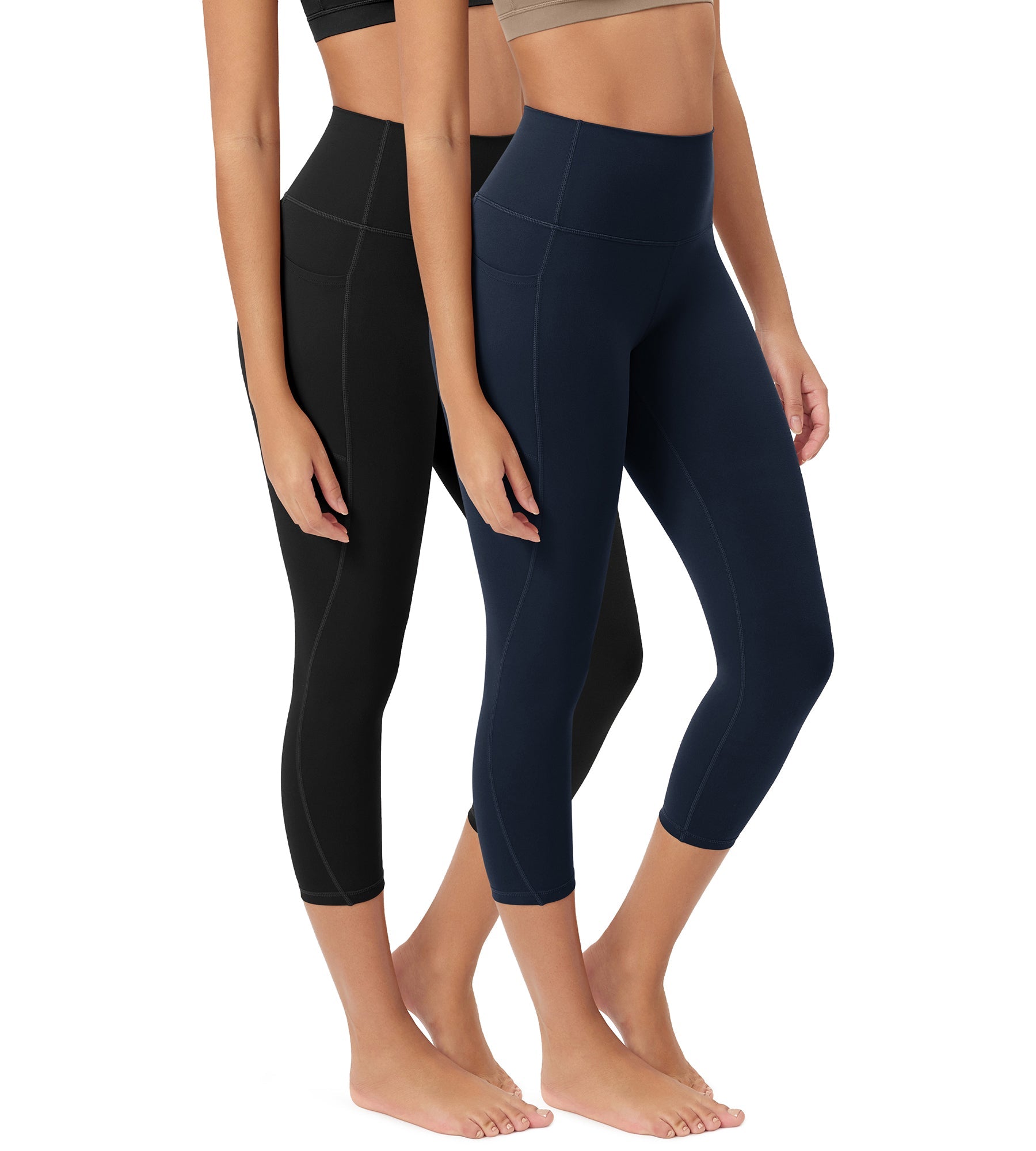 ODCLOUD 2-Pack 23â€?Buttery Soft Lounge Yoga Leggings with Pockets - ododos