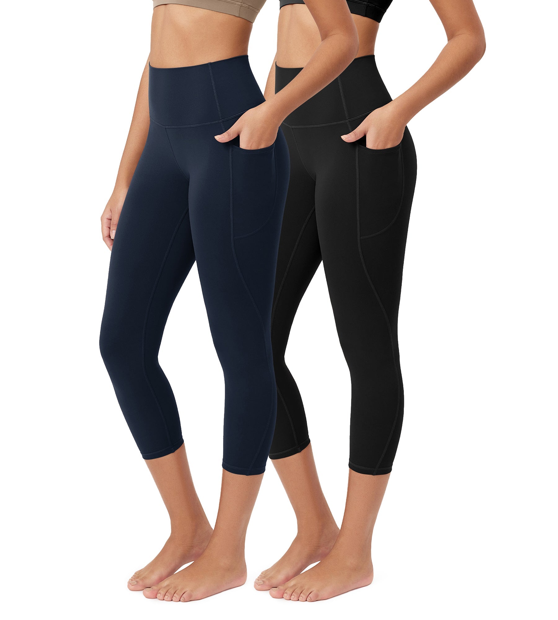 ODCLOUD 2-Pack 23â€?Buttery Soft Lounge Yoga Leggings with Pockets - ododos