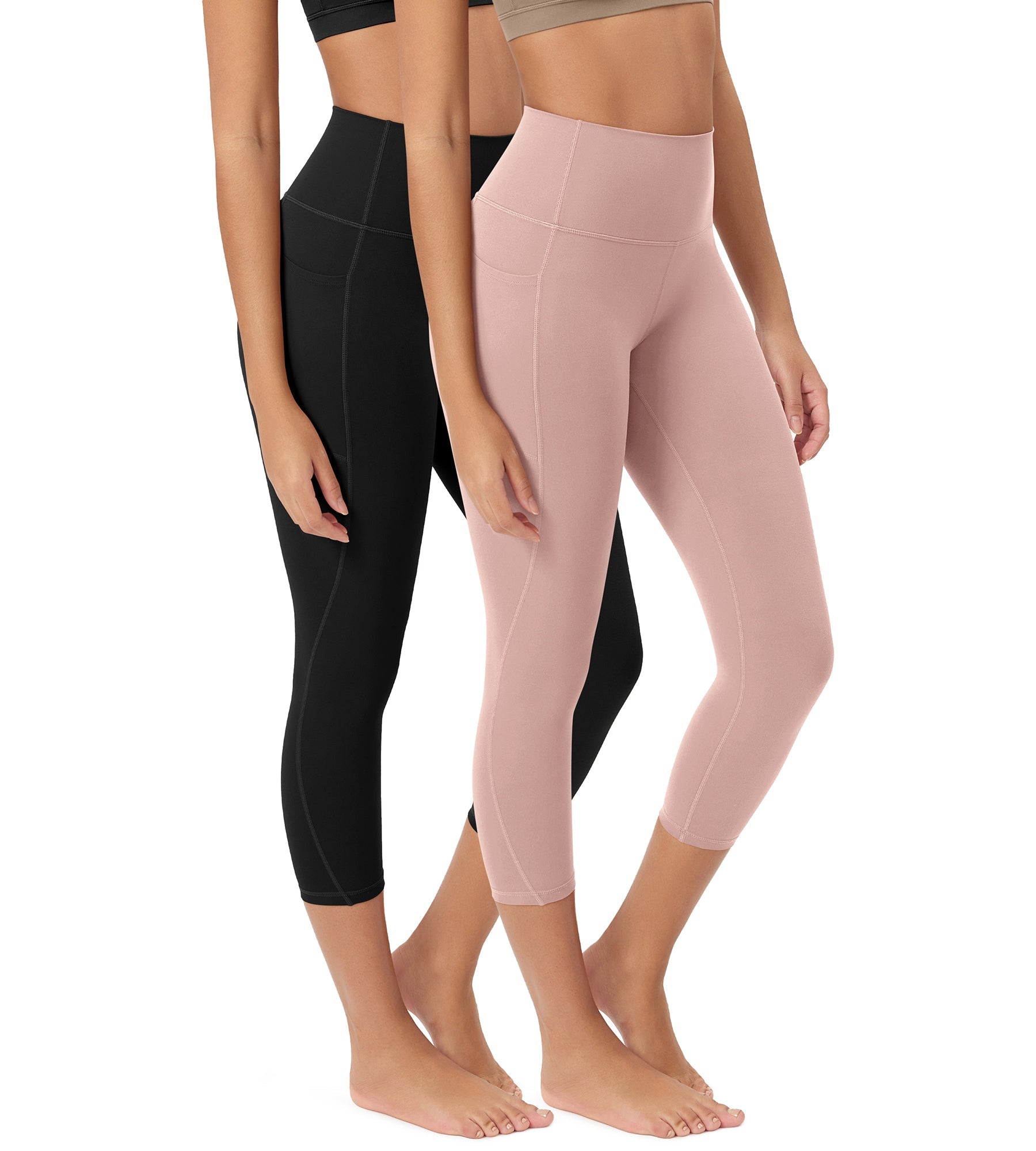 ODCLOUD 2-Pack 23â€?Buttery Soft Lounge Yoga Leggings with Pockets - ododos