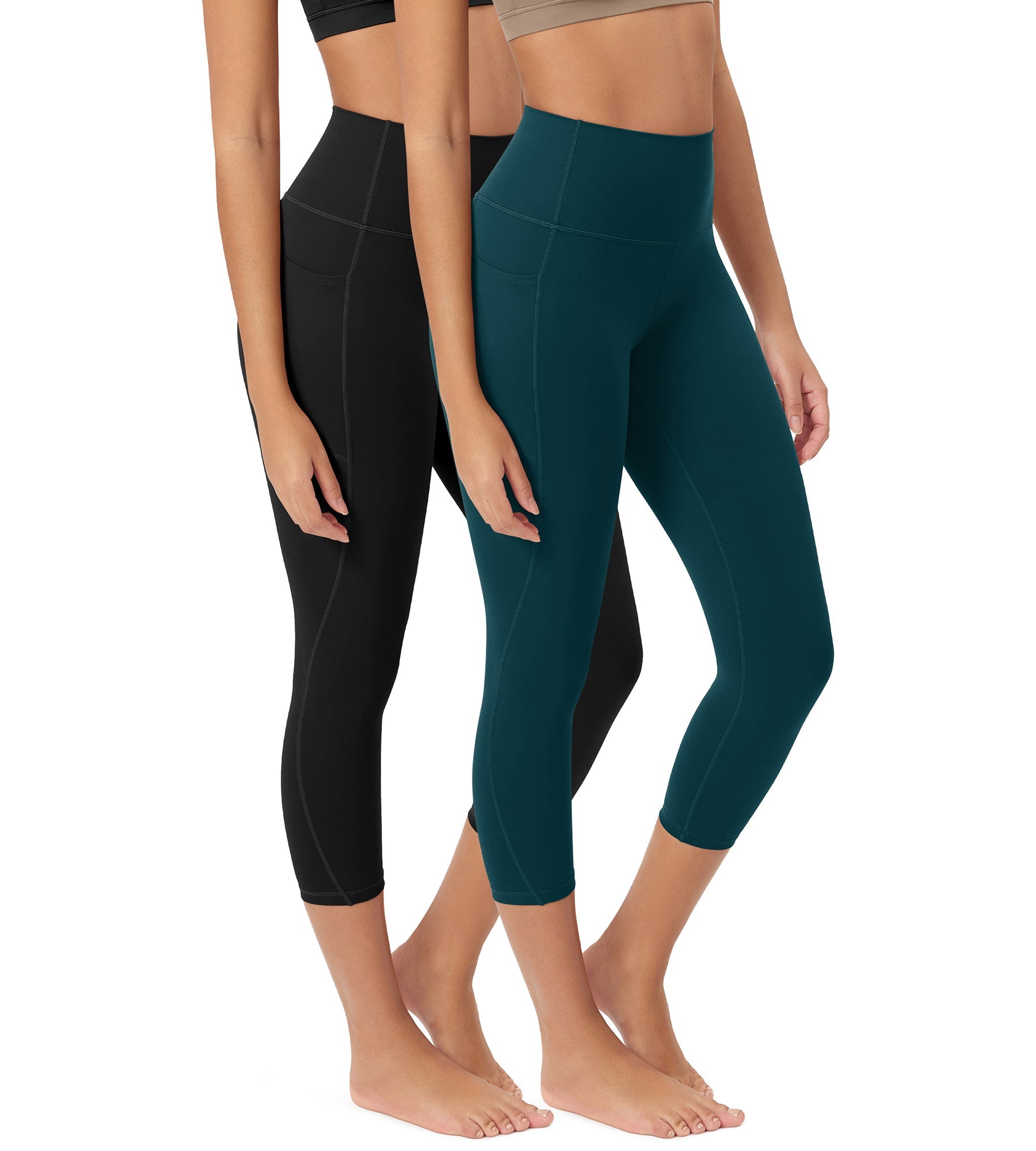 ODCLOUD 2-Pack 23â€?Buttery Soft Lounge Yoga Leggings with Pockets - ododos