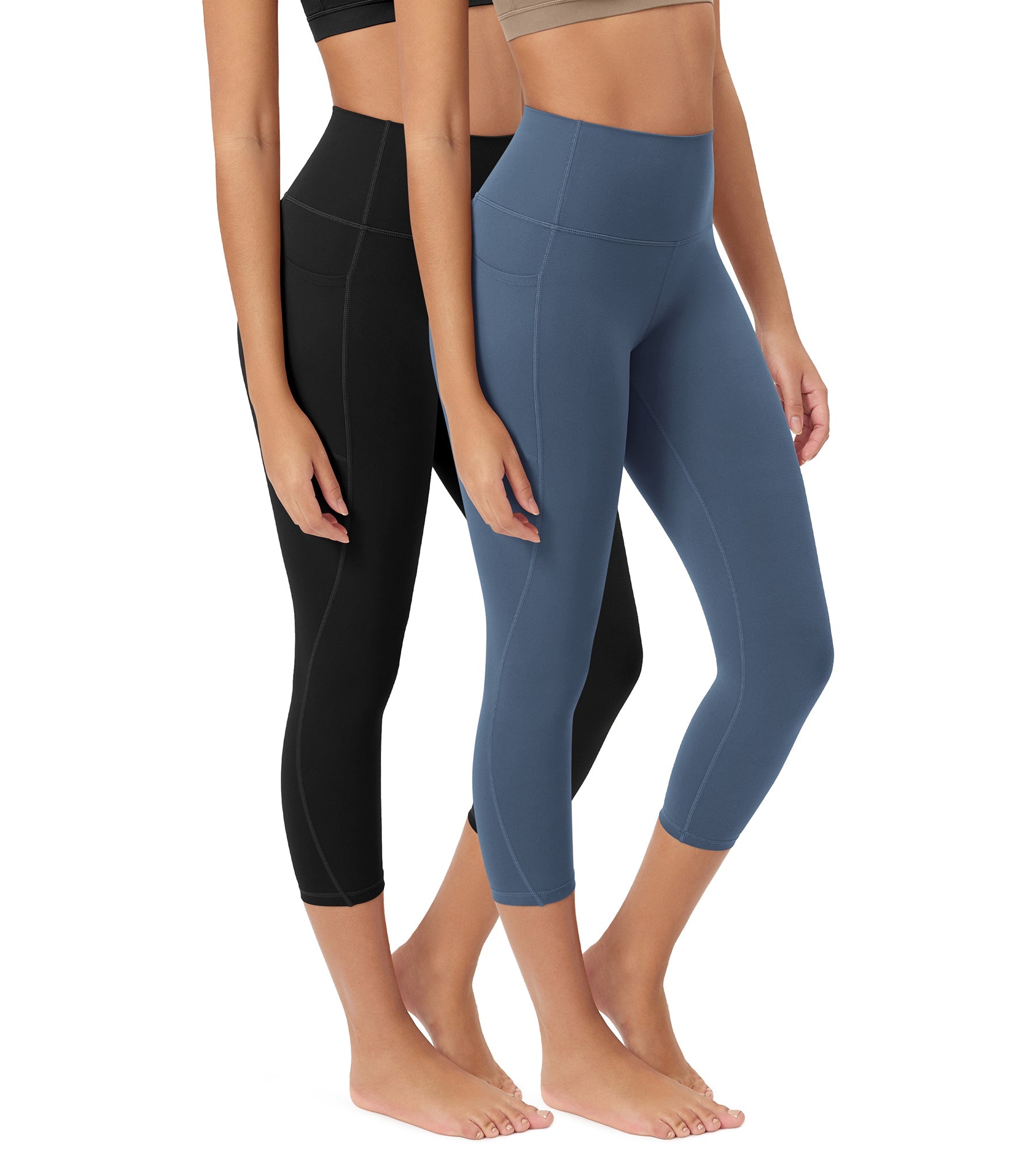 ODCLOUD 2-Pack 23â€?Buttery Soft Lounge Yoga Leggings with Pockets - ododos