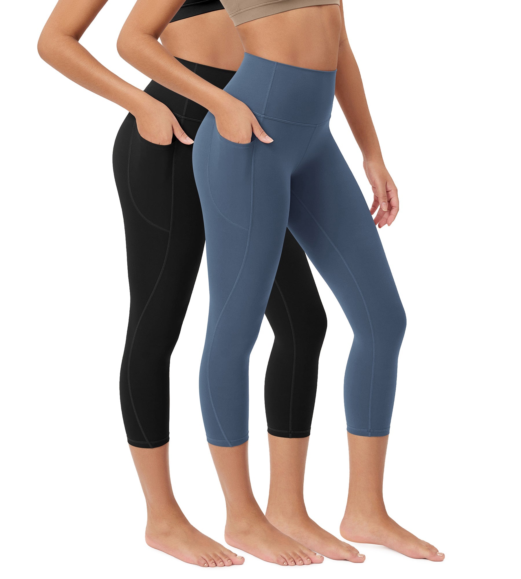 ODCLOUD 2-Pack 23â€?Buttery Soft Lounge Yoga Leggings with Pockets - ododos