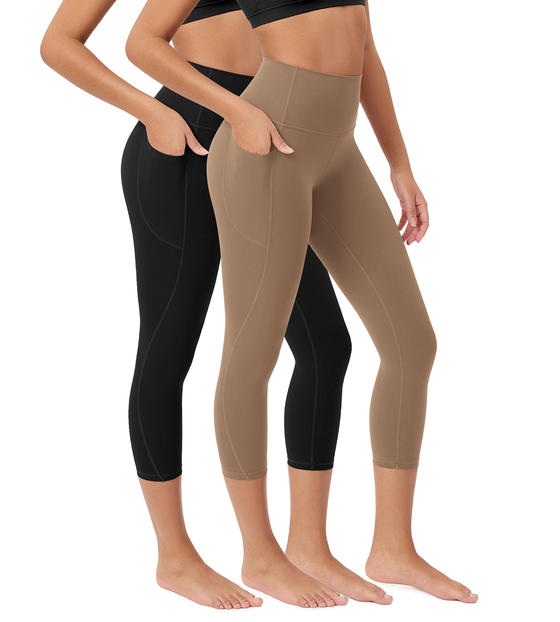 ODCLOUD 2-Pack 23â€?Buttery Soft Lounge Yoga Leggings with Pockets - ododos