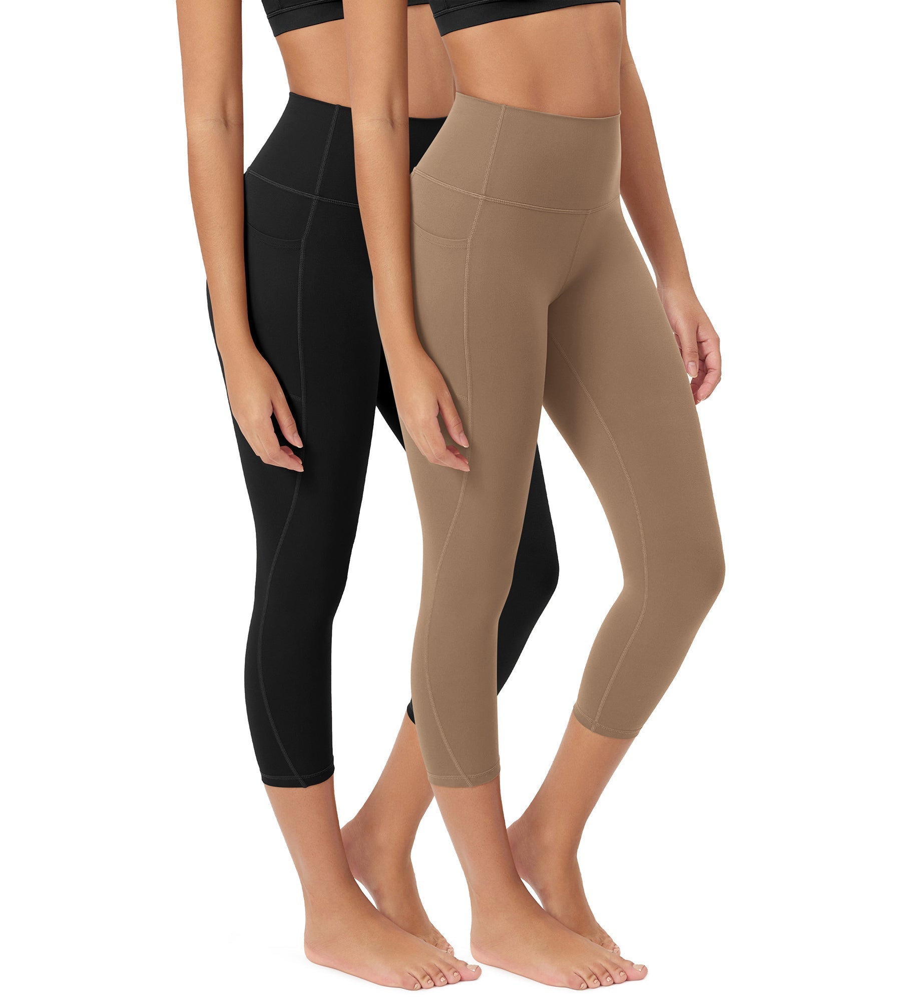 ODCLOUD 2-Pack 23â€?Buttery Soft Lounge Yoga Leggings with Pockets - ododos