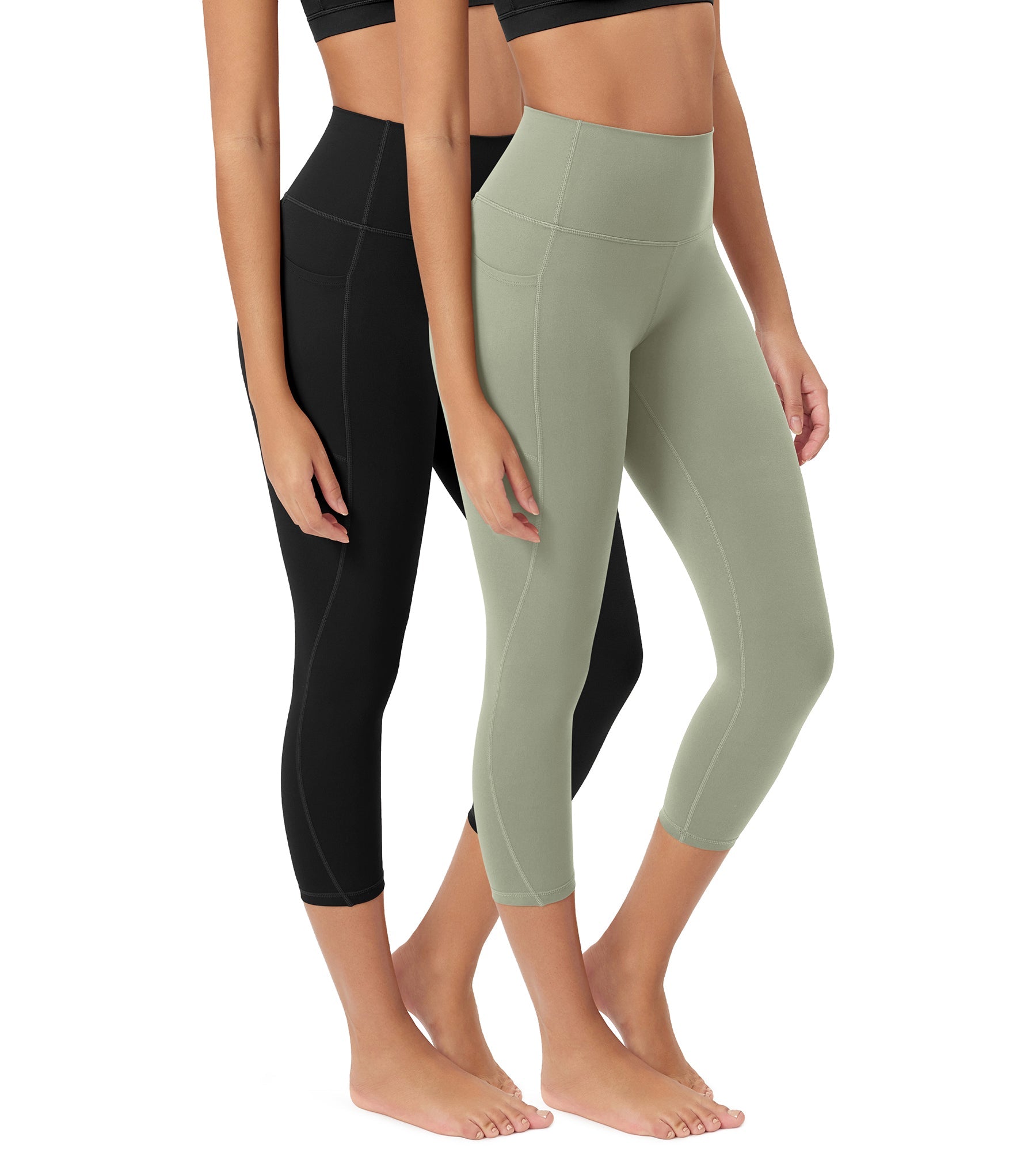 ODCLOUD 2-Pack 23â€?Buttery Soft Lounge Yoga Leggings with Pockets - ododos