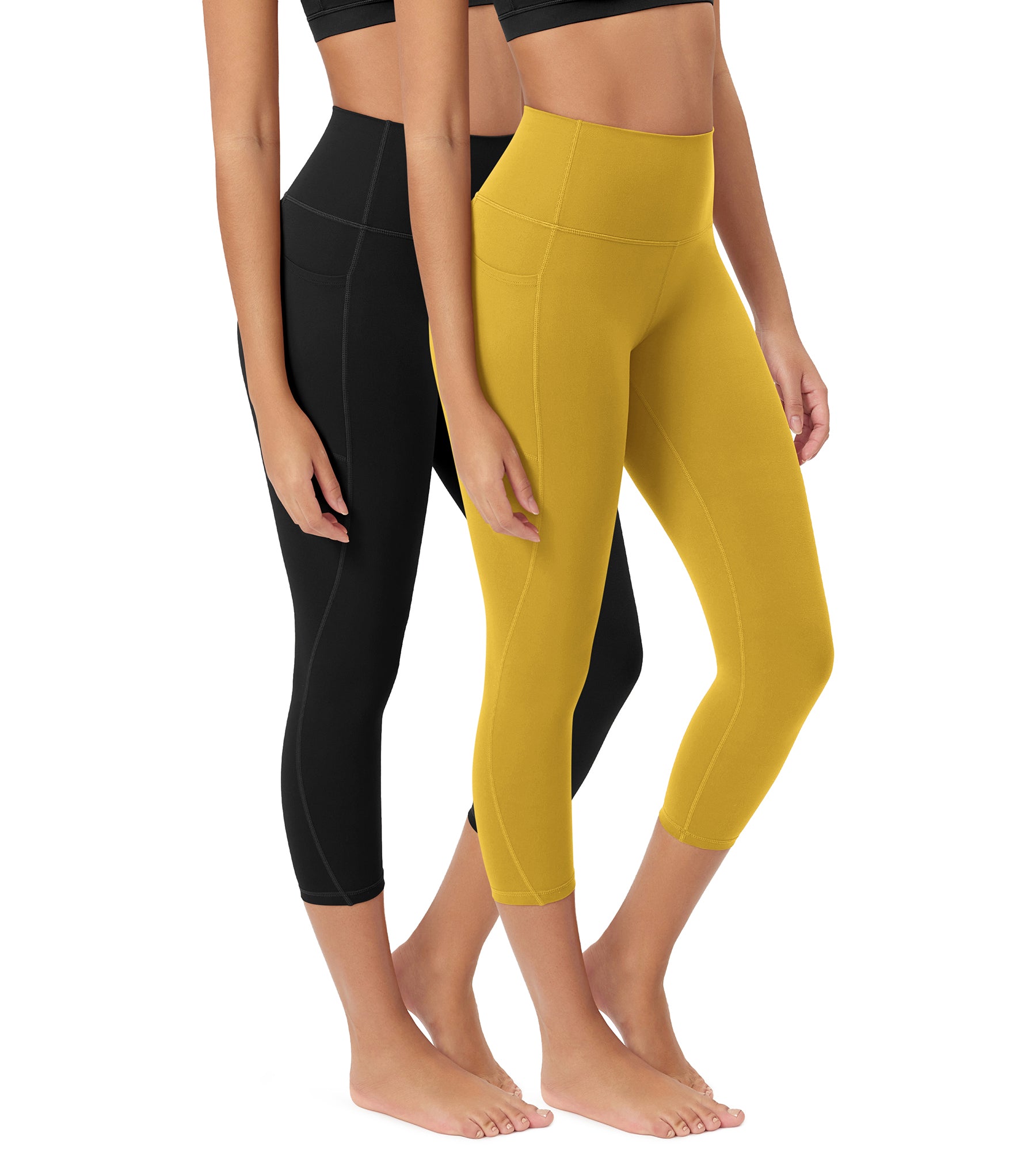 ODCLOUD 2-Pack 23” Buttery Soft Lounge Yoga Leggings with Pockets - ododos