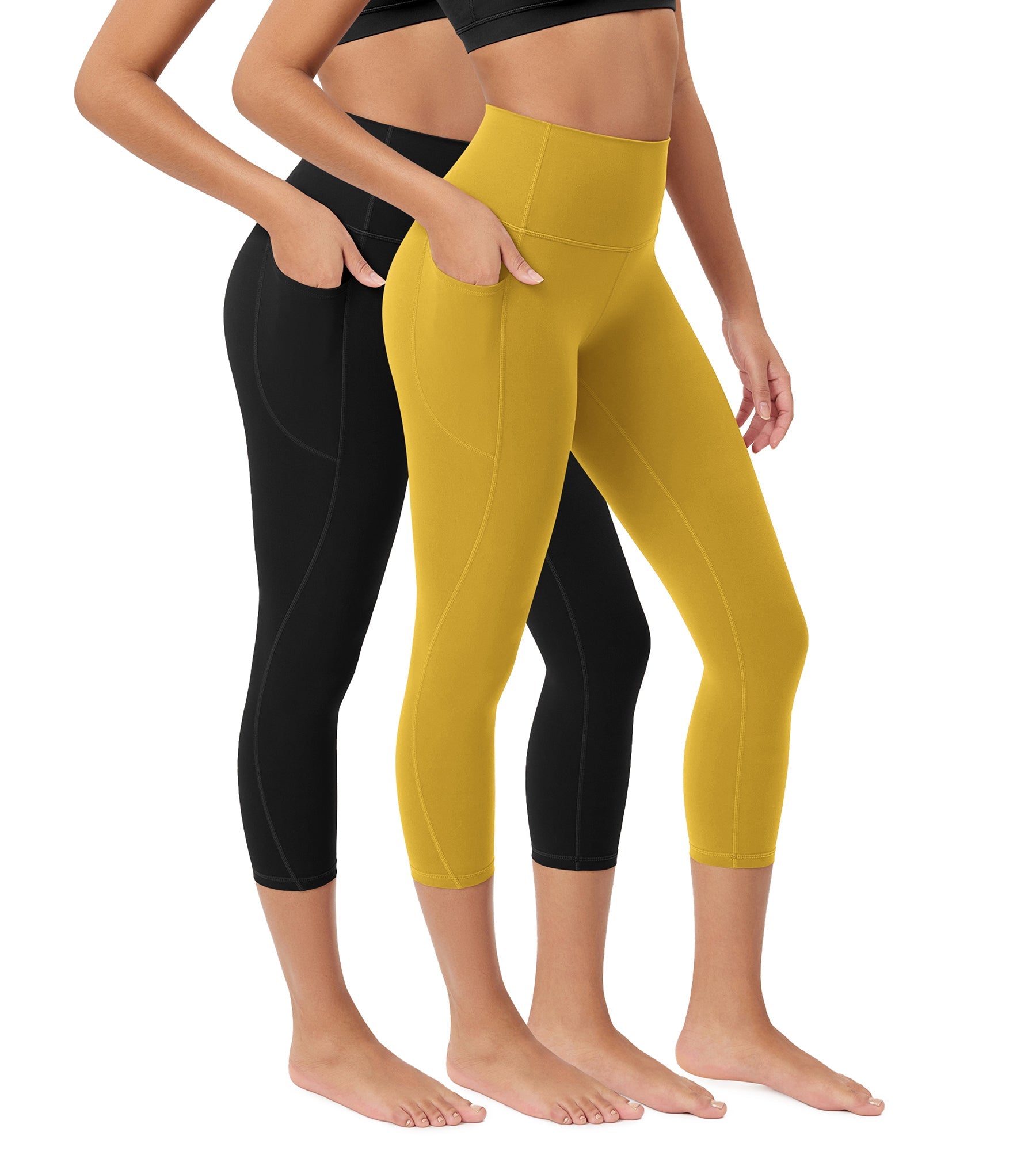 ODCLOUD 2-Pack 23â€?Buttery Soft Lounge Yoga Leggings with Pockets - ododos
