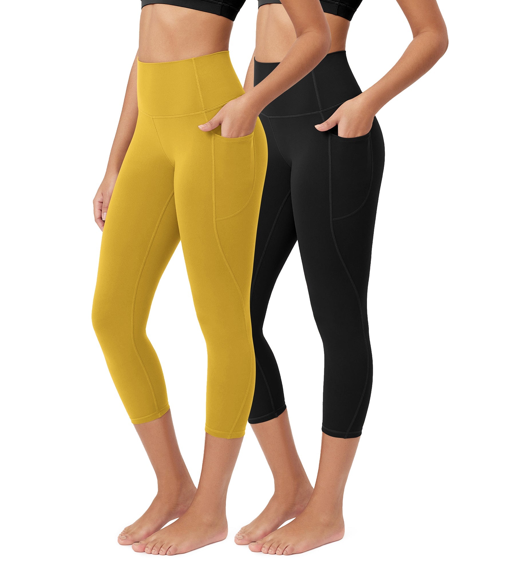 ODCLOUD 2-Pack 23â€?Buttery Soft Lounge Yoga Leggings with Pockets - ododos