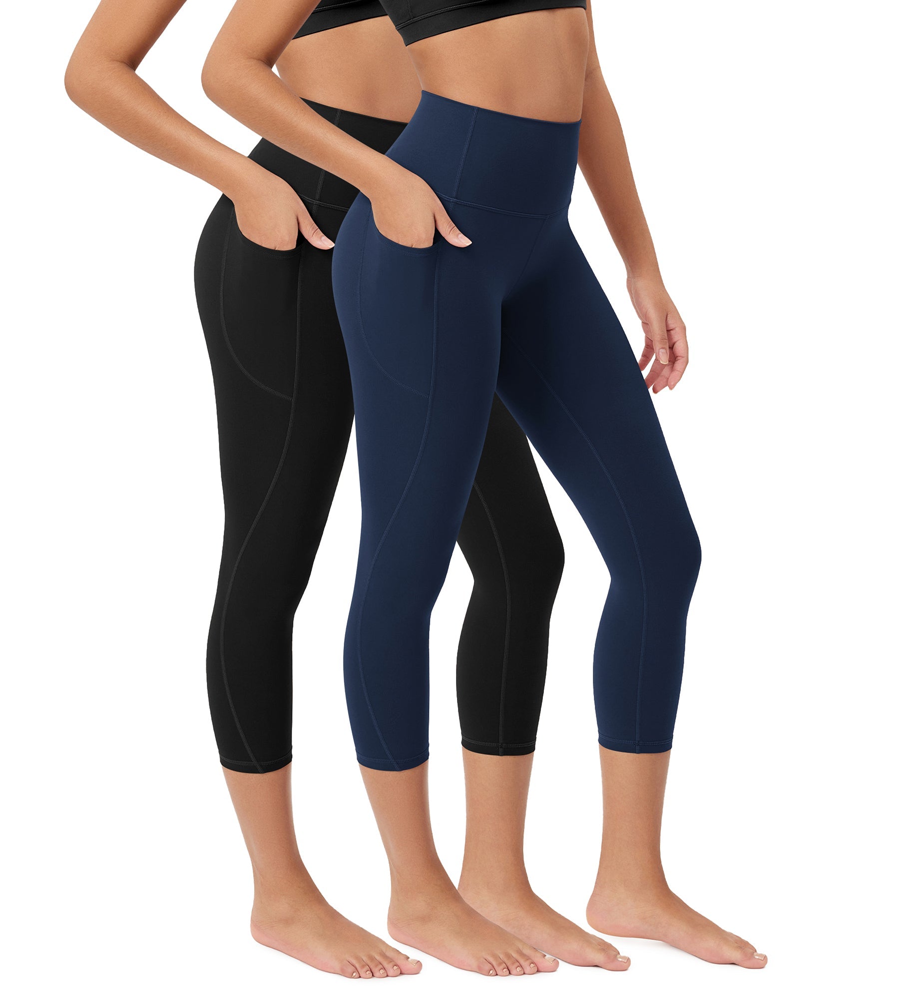 ODCLOUD 2-Pack 23â€?Buttery Soft Lounge Yoga Leggings with Pockets - ododos