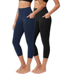 ODCLOUD 2-Pack 23” Buttery Soft Lounge Yoga Leggings with Pockets - ododos