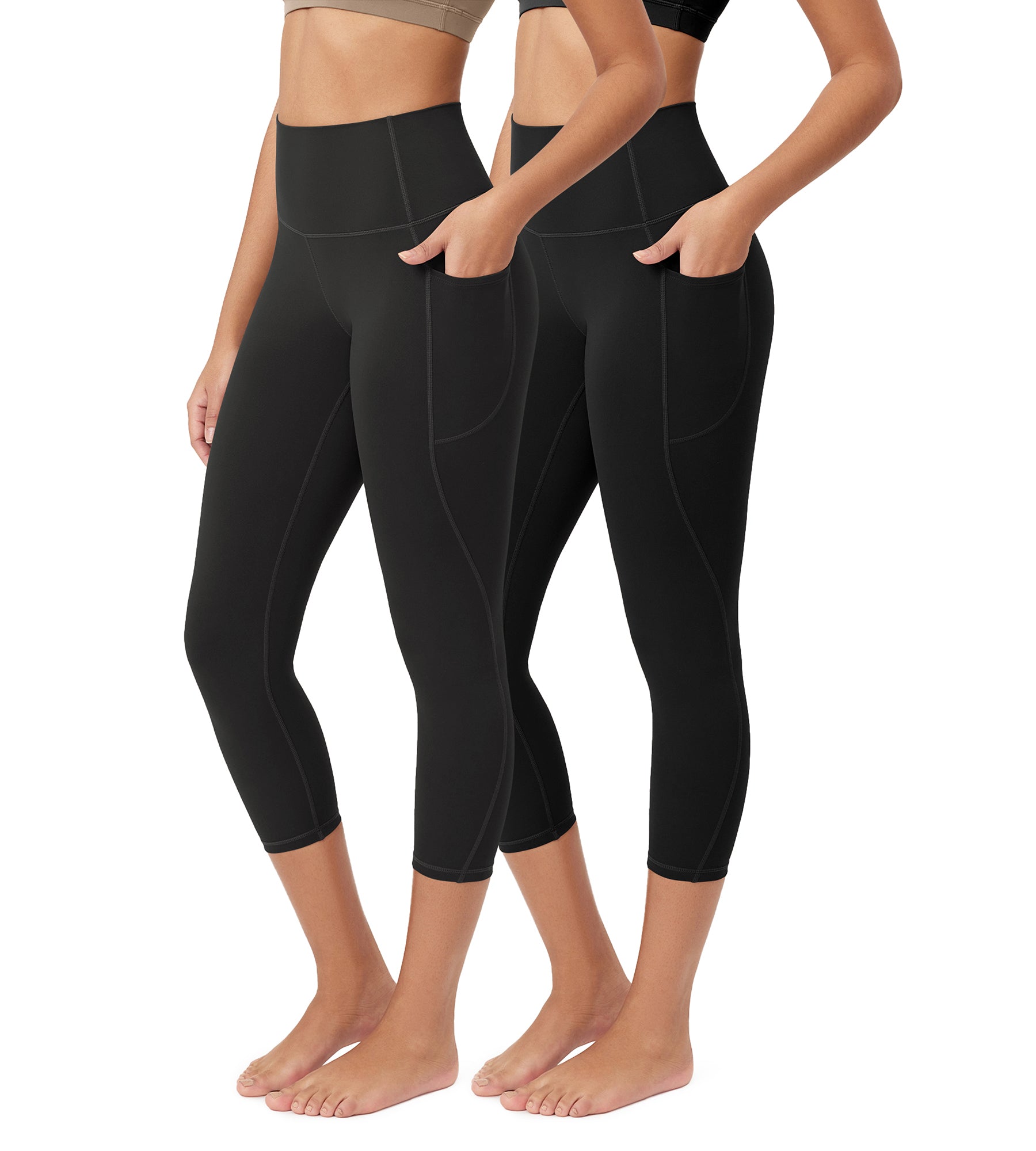 ODCLOUD 2-Pack 23â€?Buttery Soft Lounge Yoga Leggings with Pockets - ododos