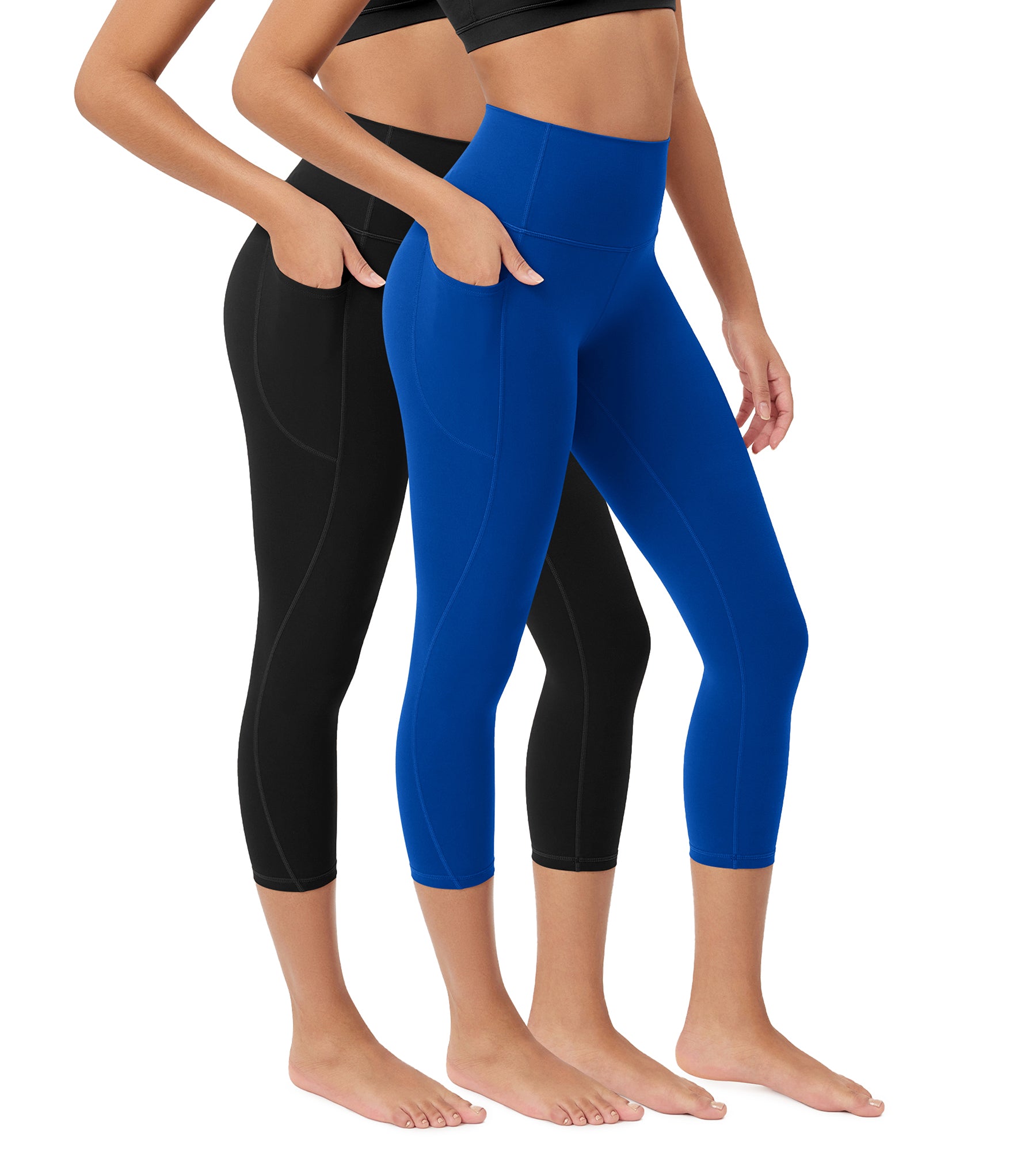 ODCLOUD 2-Pack 23” Buttery Soft Lounge Yoga Leggings with Pockets - ododos