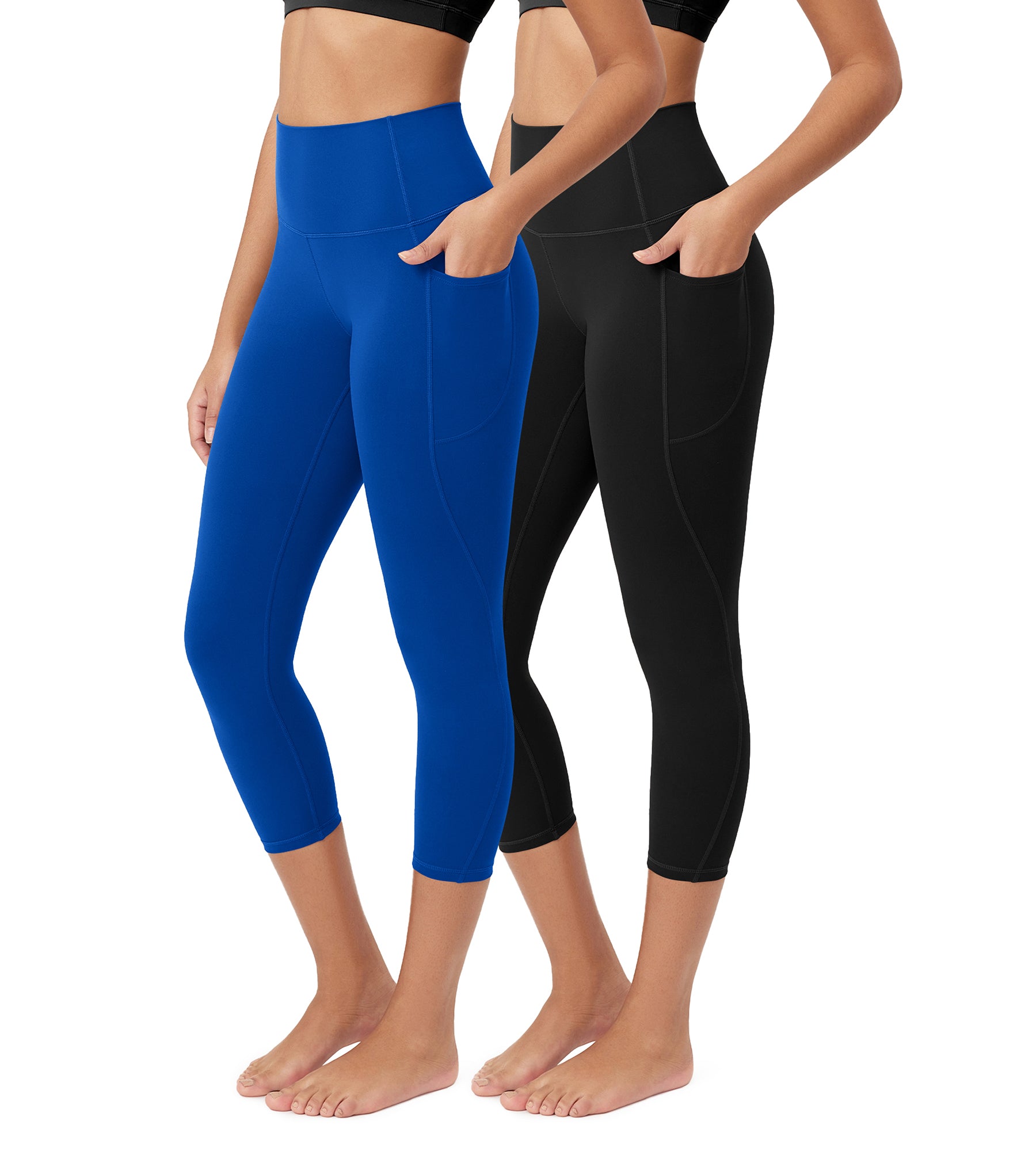 ODCLOUD 2-Pack 23” Buttery Soft Lounge Yoga Leggings with Pockets - ododos